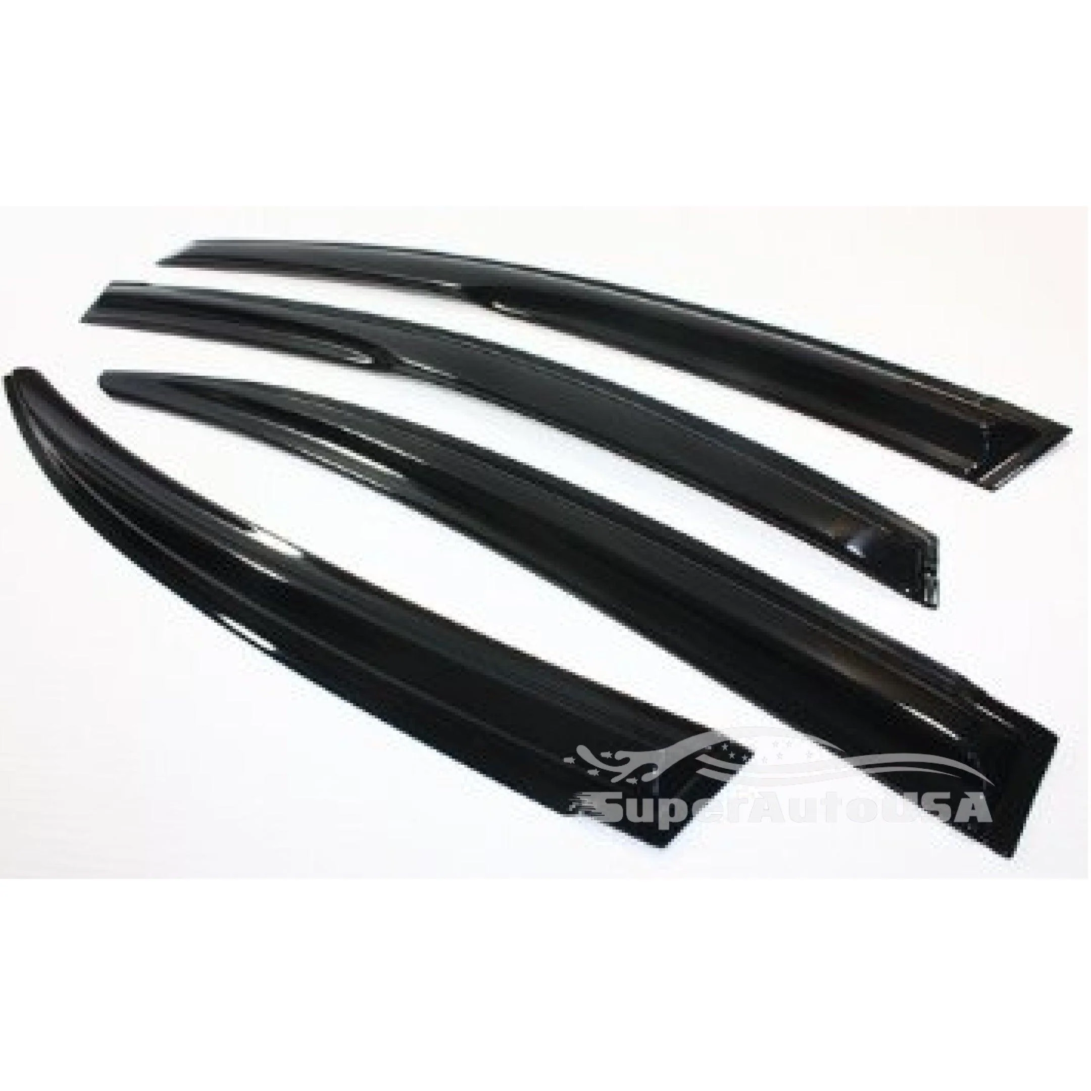 Fit 2019-2022 Toyota Corolla Hatchback 3D Mugen Style Vent Window Visors Rain Sun Wind Guards Shade Deflectors - Image 4