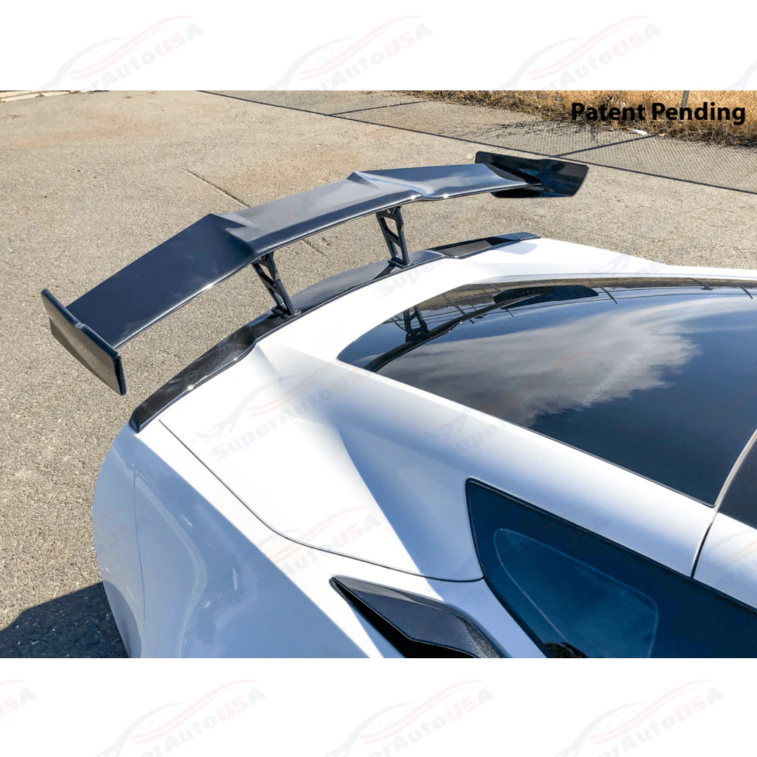 Fits Corvette C7 ZR1 Style Front Bumper Side Skirts Rear Spoiler Full Body Kit - Image 15