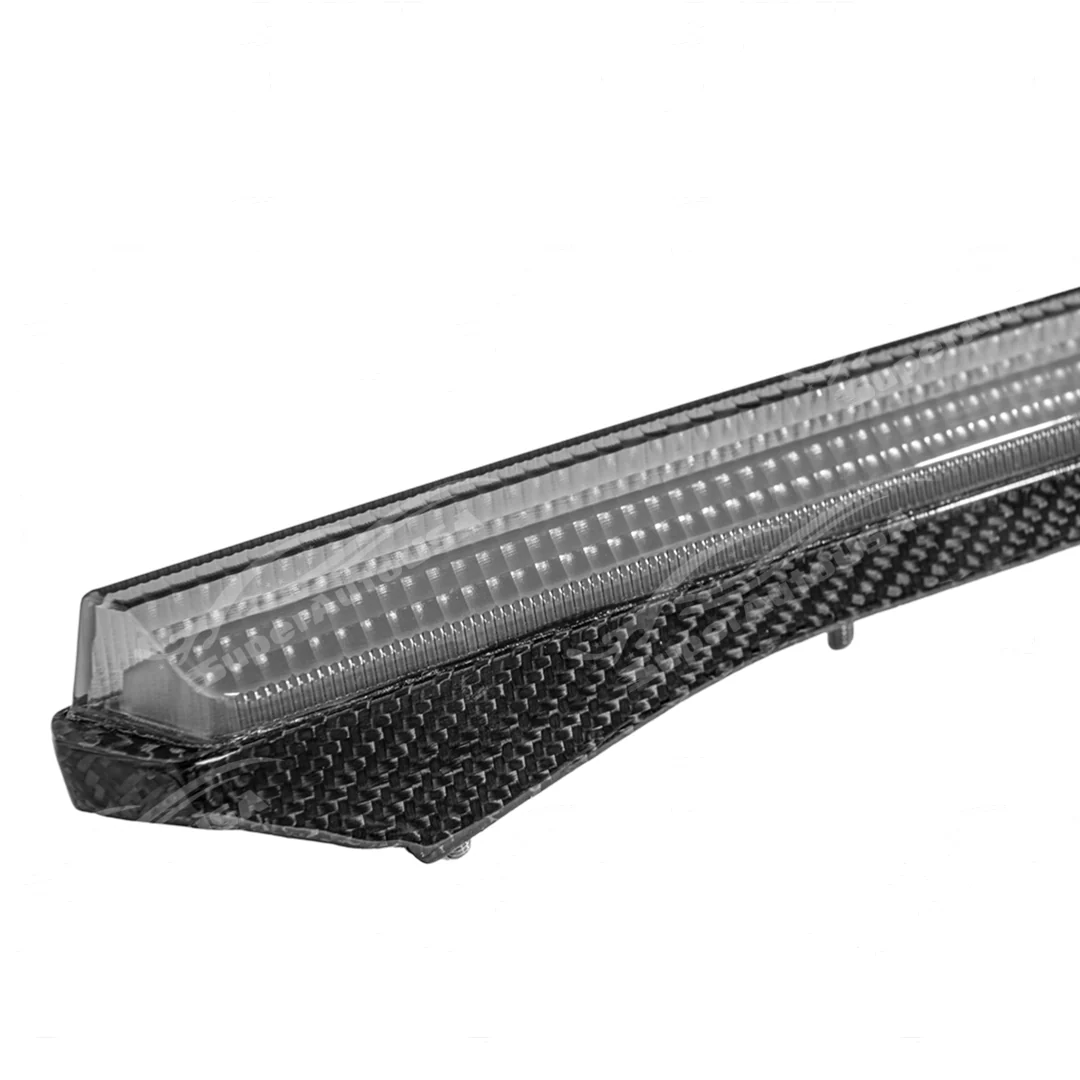 2020+ Chevrolet Corvette C8 - Carbon Fiber Sequential LED DRL Light Bar Bezel Insert - Image 13