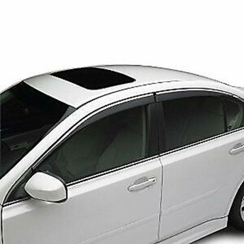 Fit 2011-2021 Dodge Charger Clip-On Chrome Trim Vent Window Visors Rain Sun Wind Guards Shade Deflectors - Image 6