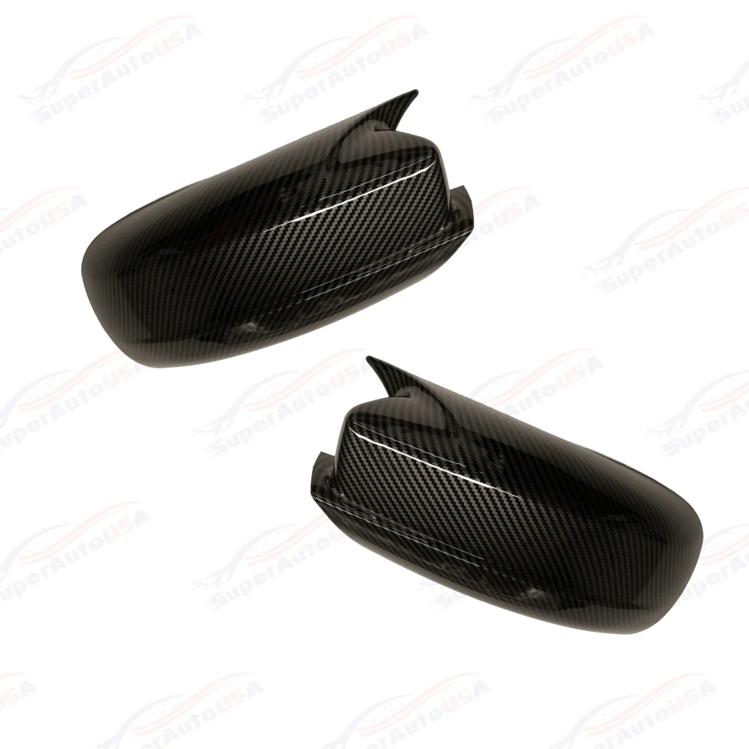 Fits Dodge Charger 2011-Up M Style Rear View Side Carbon Fiber Mirror Cover Cap - Image 6