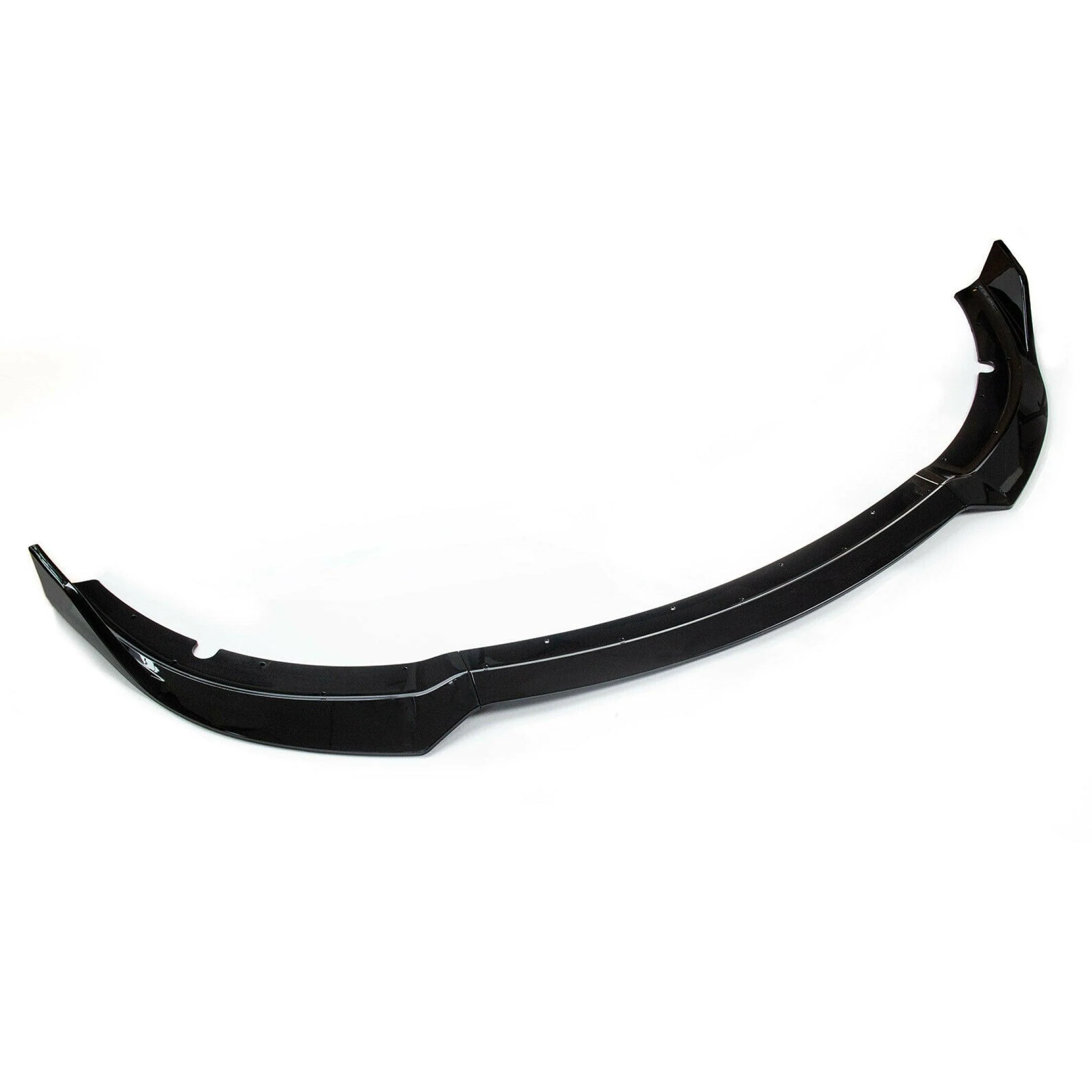 Fits 2015-2022 Dodge Charger SRT RT Front Bumper Lip Spoiler Splitter Body (Black, 3pcs) - Image 4