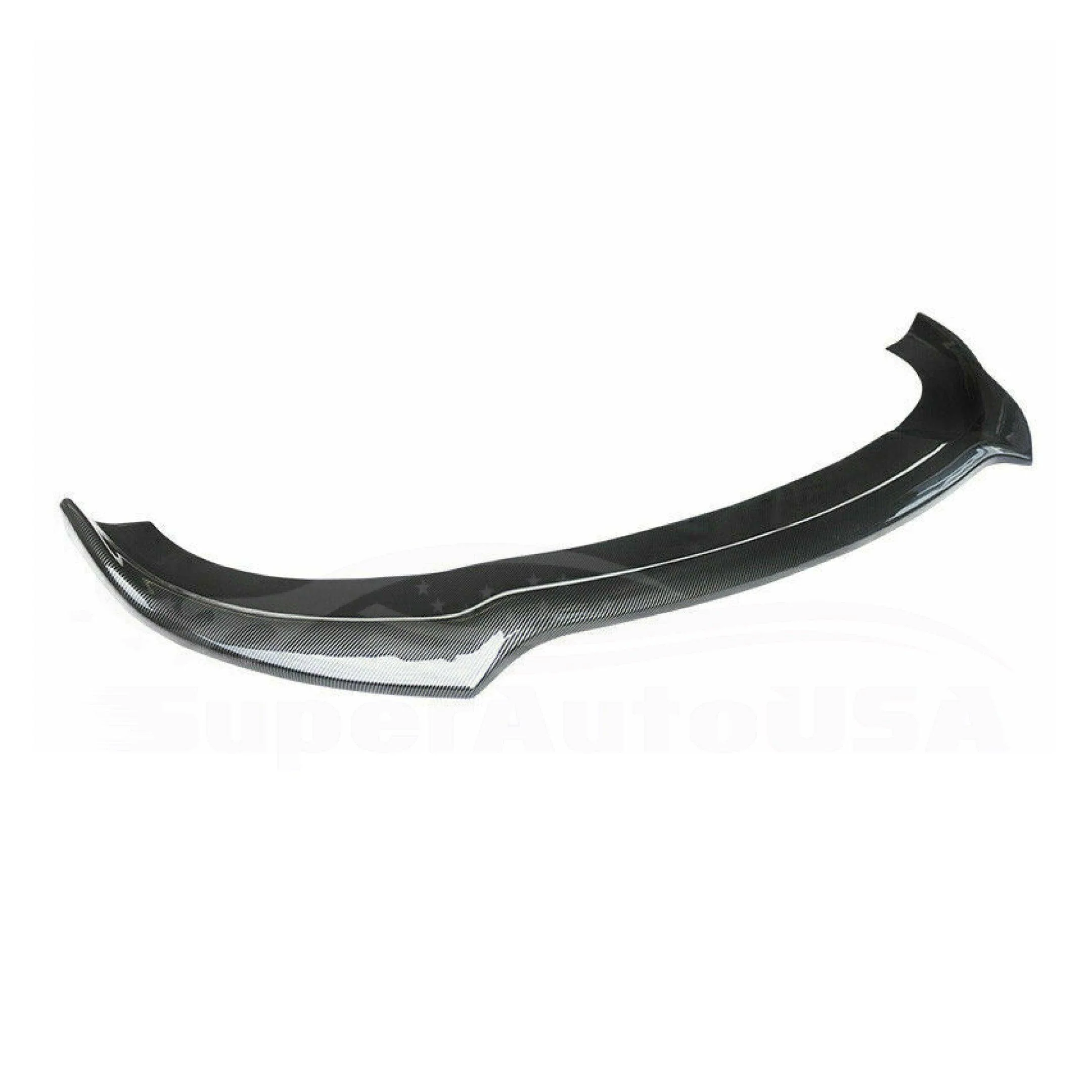 Fits Dodge Charger 2015-2019 SRT RT Front Bumper Lip Spoiler (Carbon Fiber Print, 3 pcs) - Image 2