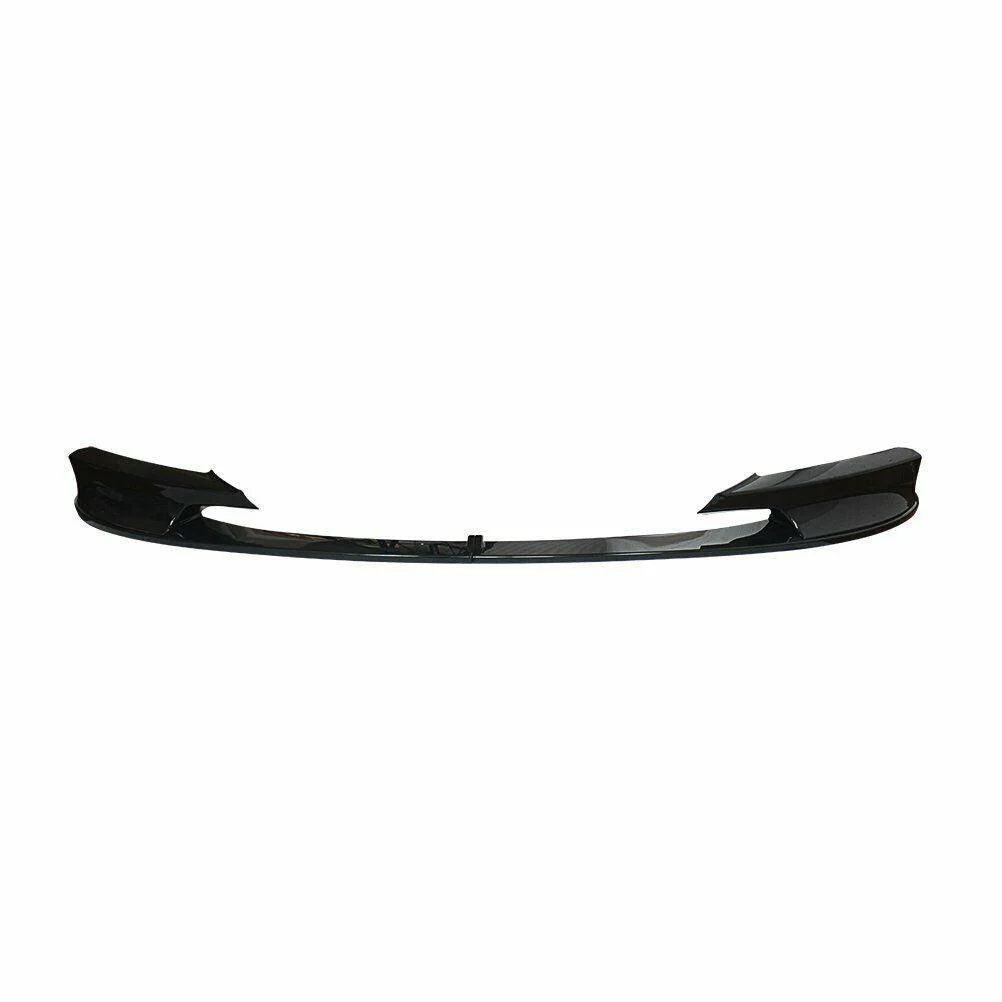 Fits 2012-2018 BMW F30 3 Series M Style Front Bumper Lip Body Kit Gloss Black 2pcs - Image 4