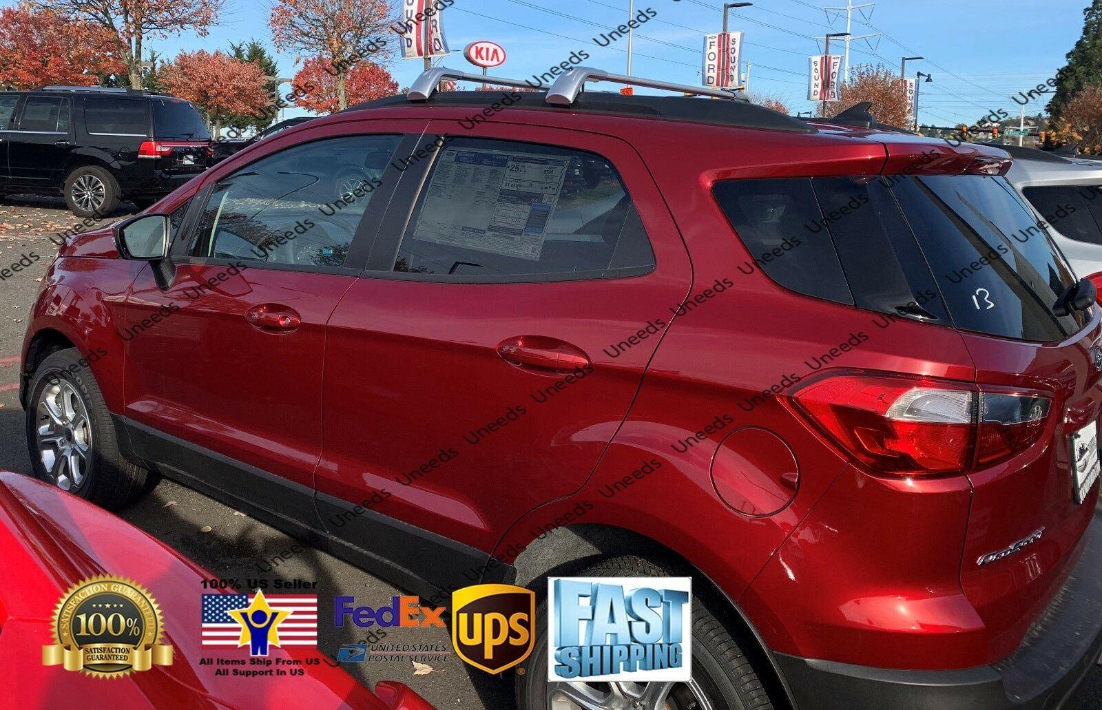 Roof Rack Cross Bar - Elegant Silver | Fits Ford EcoSport (2013-2020) - Image 3