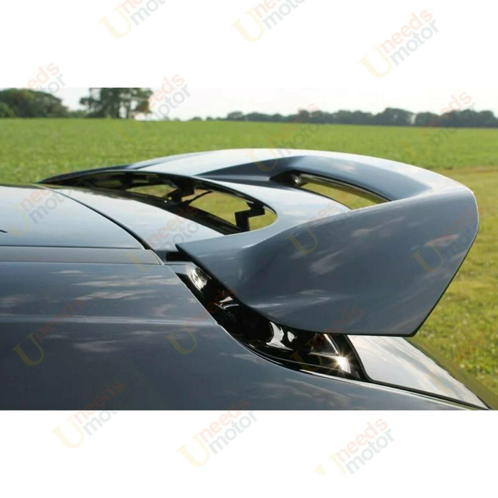 Fits 2012-2018 Ford Focus Hatchback RS Style Rear Roof Wing Spoiler (Glossy Black) - Image 5
