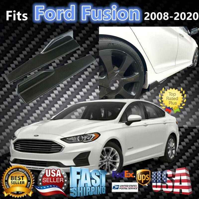 Side Skirt Splitter - Carbon Fiber Style | Fits Ford Fusion ( 06-20 ) - Image 4