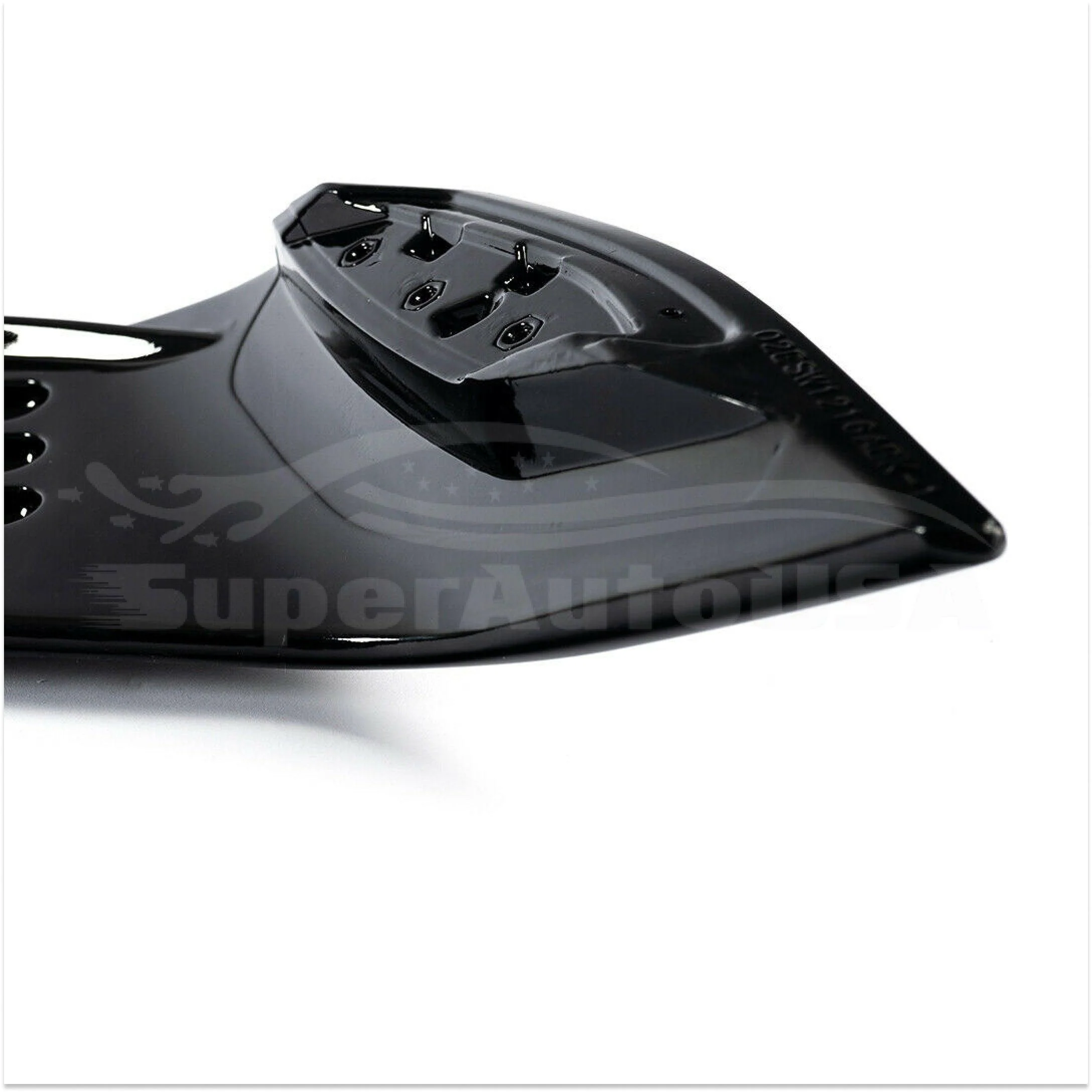 Fit 2015-2021 Ford Mustang GT Style Rear Trunk Spoiler Wing Lid (Gloss Black) - Image 4