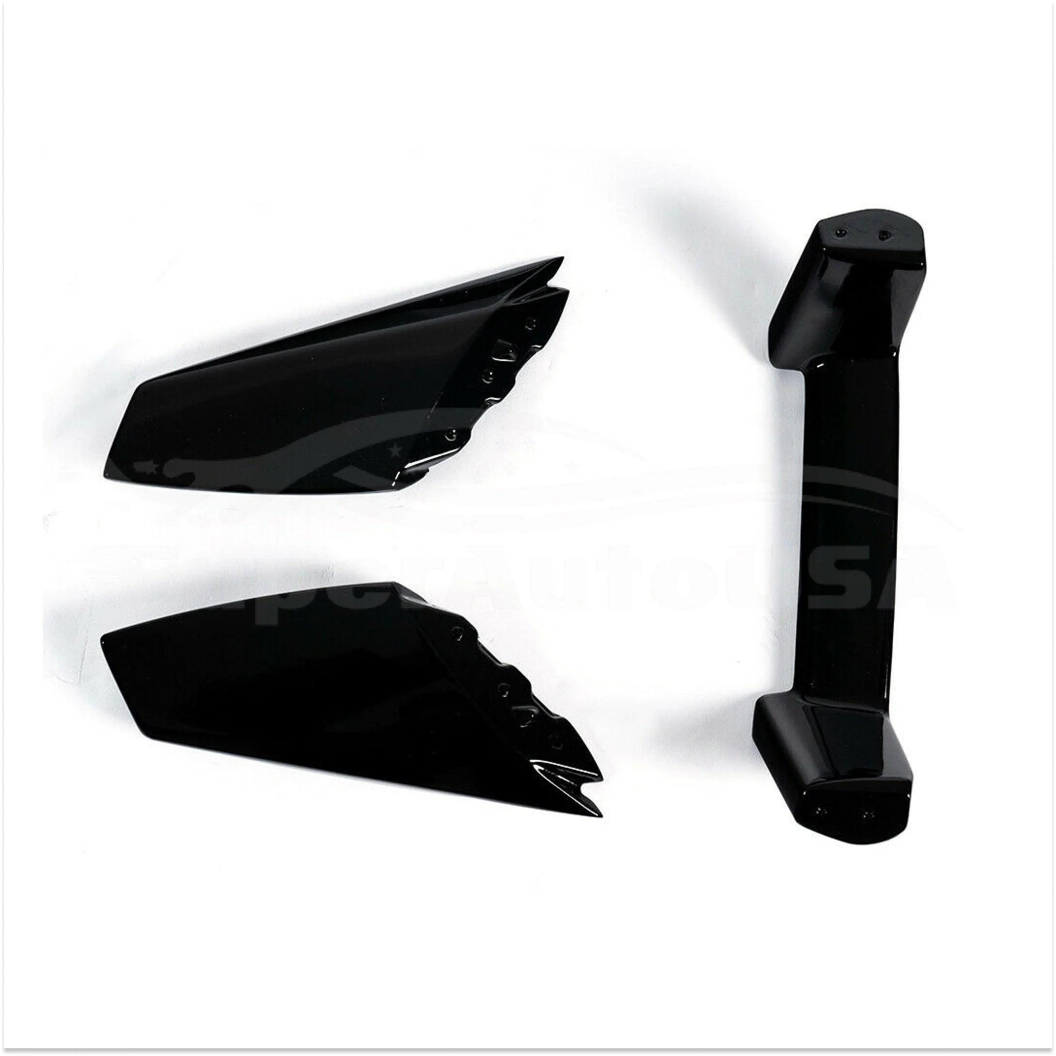 Fit 2015-2021 Ford Mustang GT Style Rear Trunk Spoiler Wing Lid (Gloss Black) - Image 6