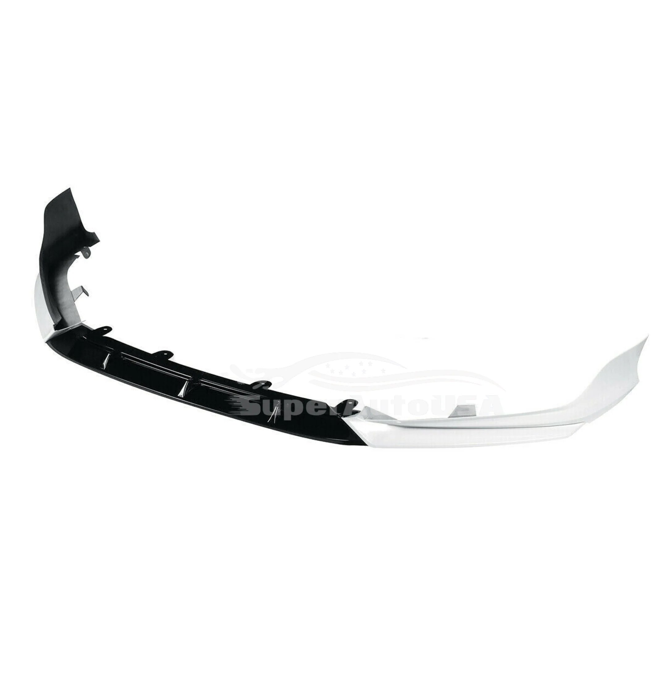 Fits 2018-2023 Honda Accord Front Bumper Lip Car Spoiler (Gloss Black and White) - Image 4