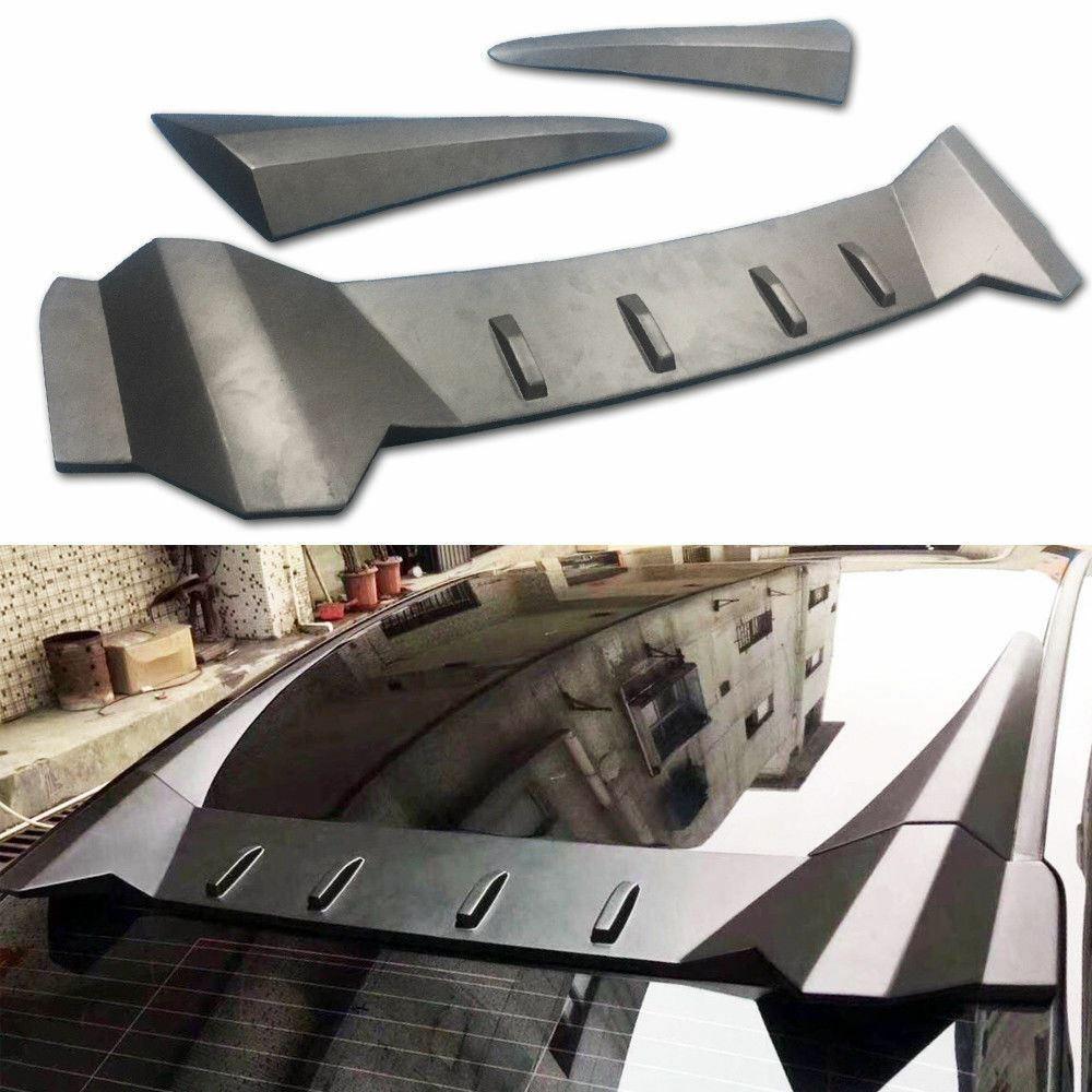 Fit 2016-2021 Honda CIVIC 10th Sedan Roof Vortex Generators (Gloss Black) - Image 2