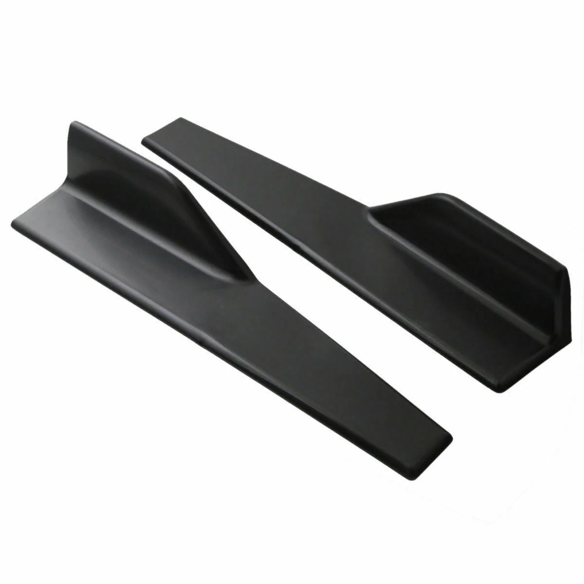 Fit 2008-2020 Honda Civic Black Side Skirts Splitter Spoiler Diffuser Wings