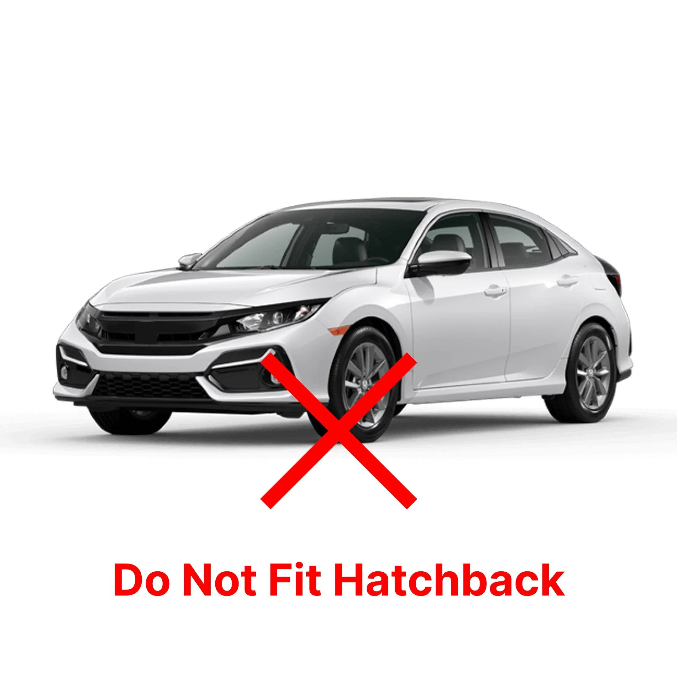 Fit 2016-2021 Honda Civic Sedan In-Channel Vent Window Visors Rain Sun Wind Guards Shade Deflectors - Image 4