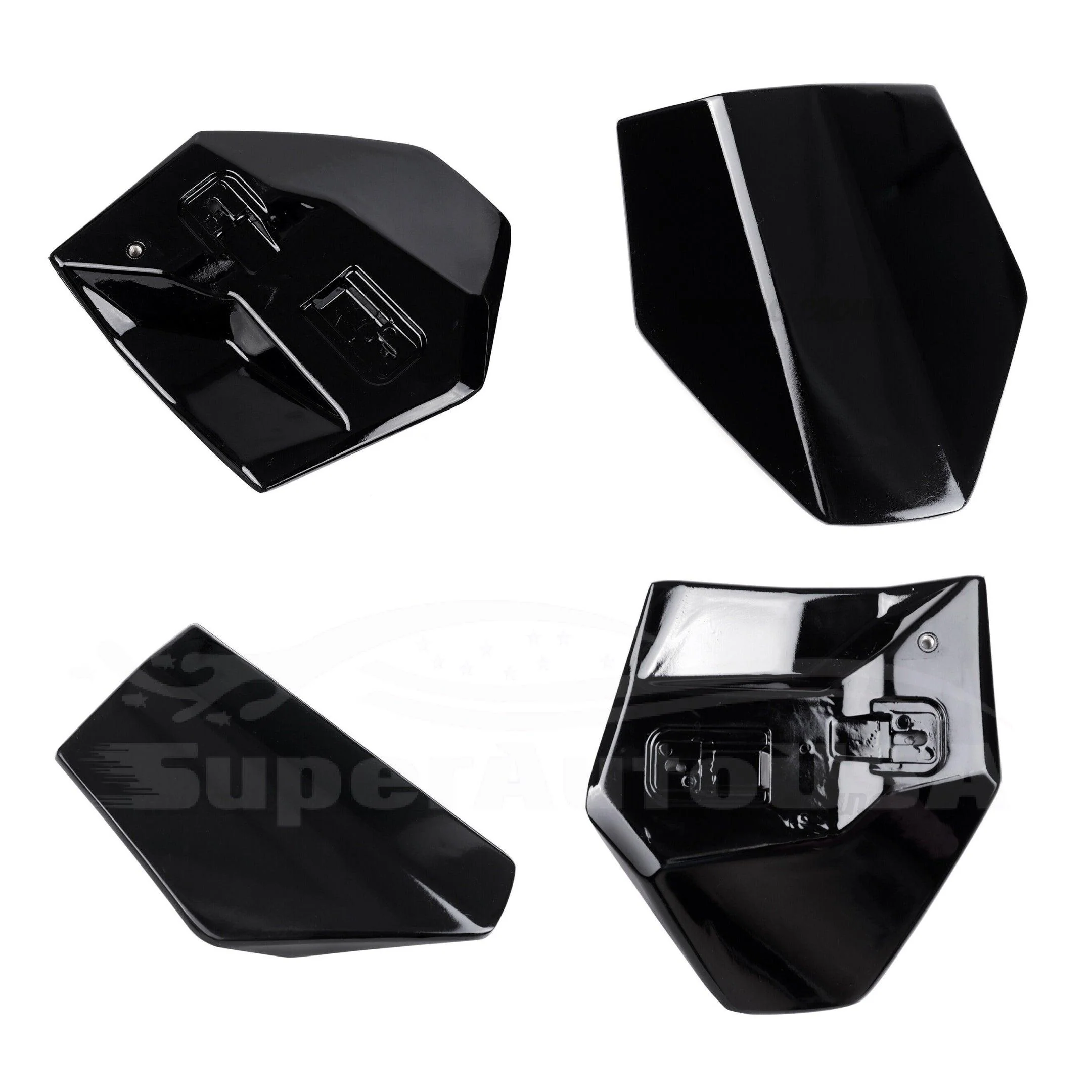 Fit 2016-2021 Honda CIVIC FK4 FK7 5DR Hatchback Type R Vortex Black Roof Spoiler - Image 3