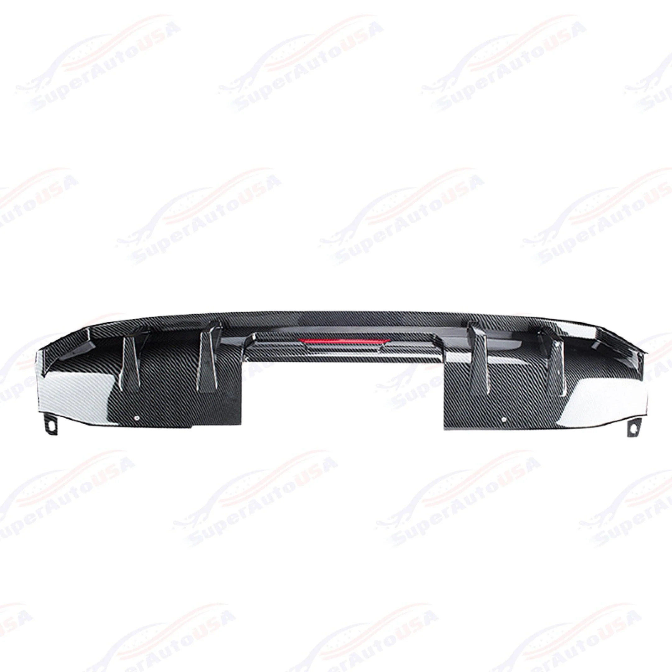 Fits 2016-2021 Honda Civic Sport Sedan Rear Bumper Lip Spoiler Diffuser LED Rear Corners - Image 10