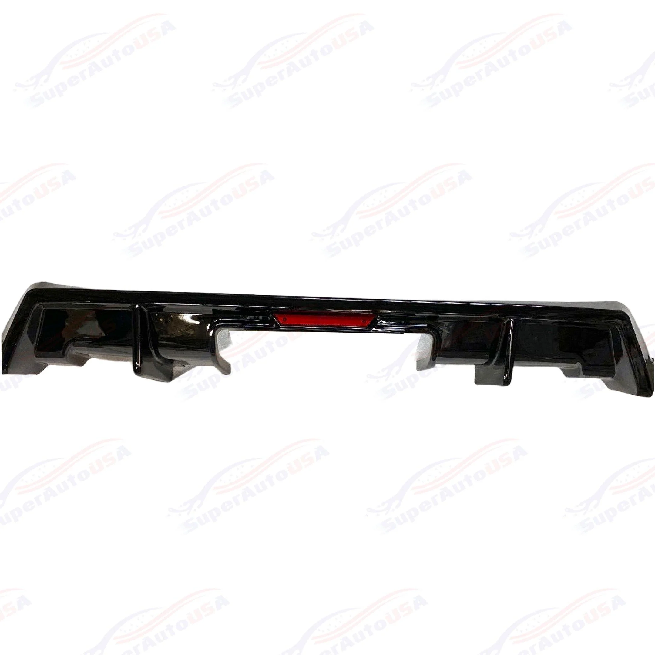 Fits 2016-2021 Honda Civic Sport Sedan Rear Bumper Lip Spoiler Diffuser LED Rear Corners - Image 9