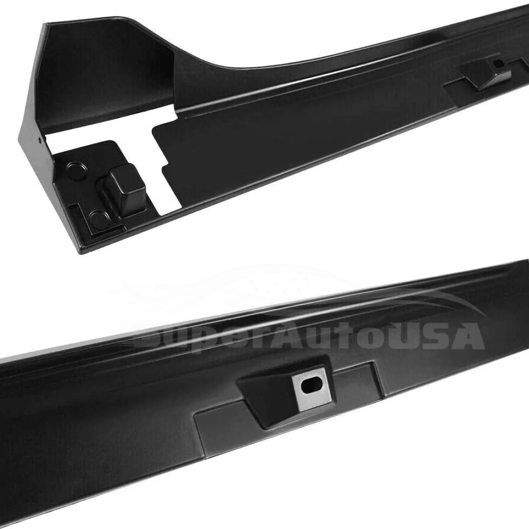 Fits 2016-2021 Honda Civic Sedan Type R Style Side Skirt Extensions Kit - Image 4