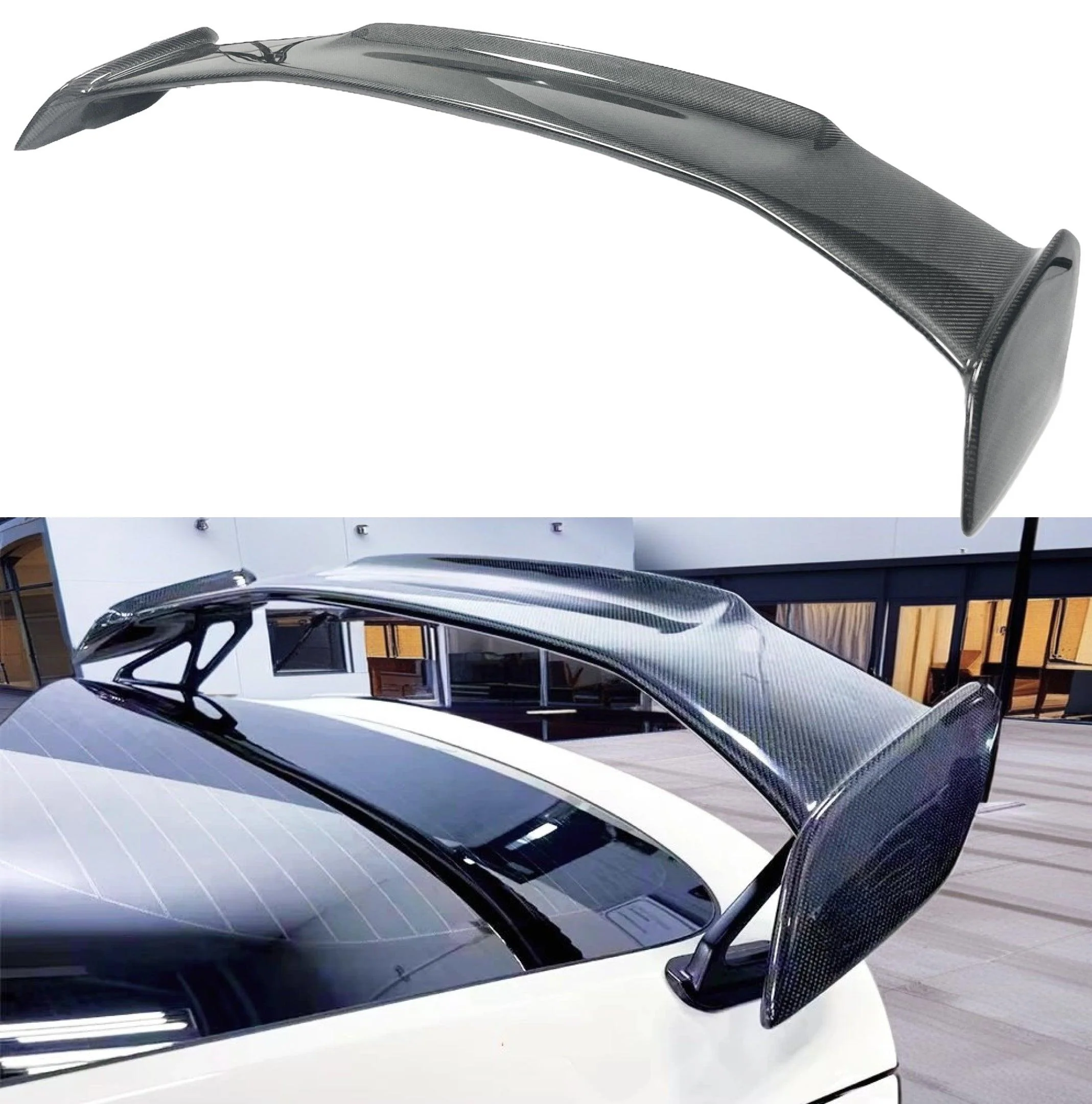 Fits Honda Civic Type R FL5 2023-2025 Real Carbon Fiber Rear Spoiler Wing