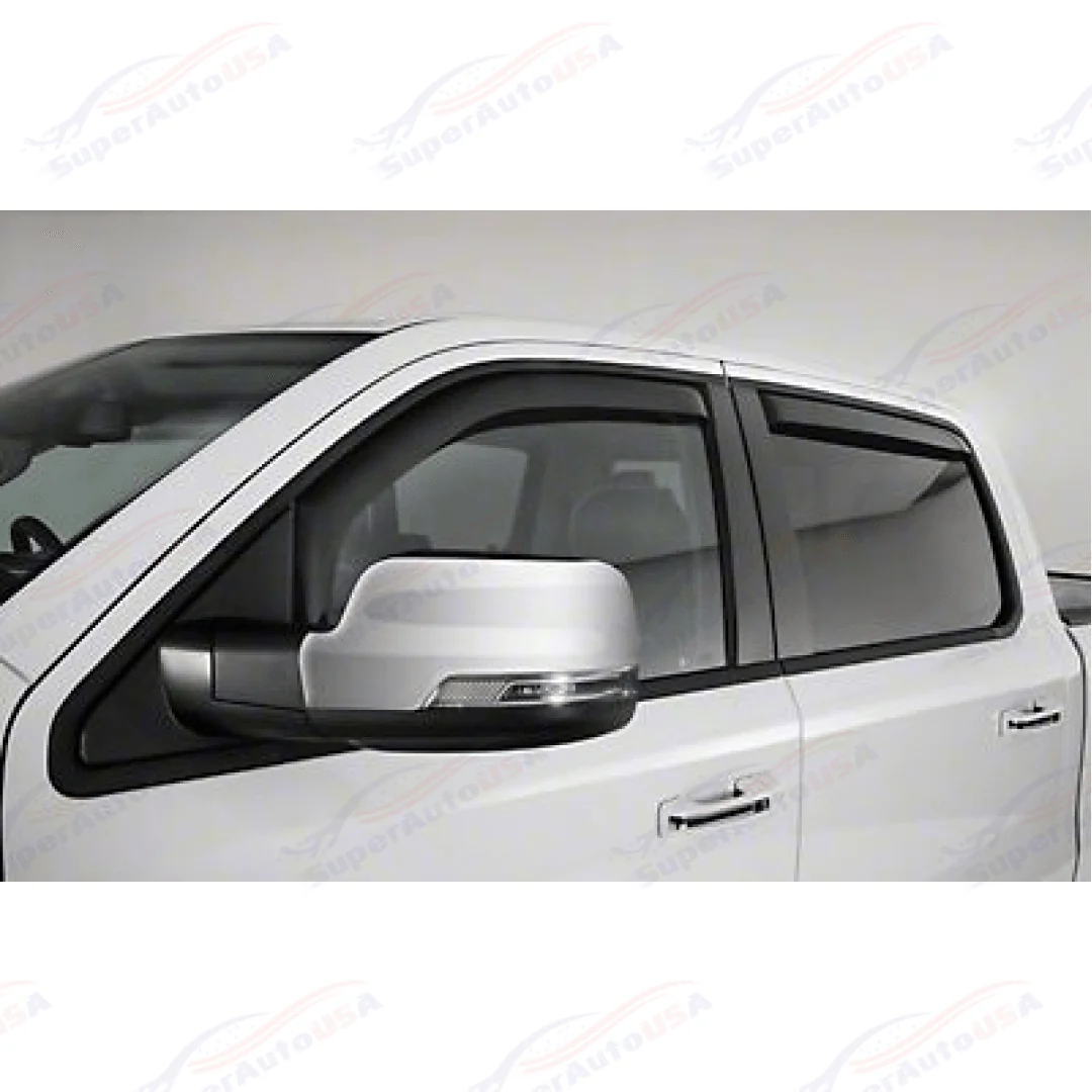 Fits Honda Ridgeline 2017-2025 In-Channel Rain Sun Guards Window Visor Shade Protector - Image 3