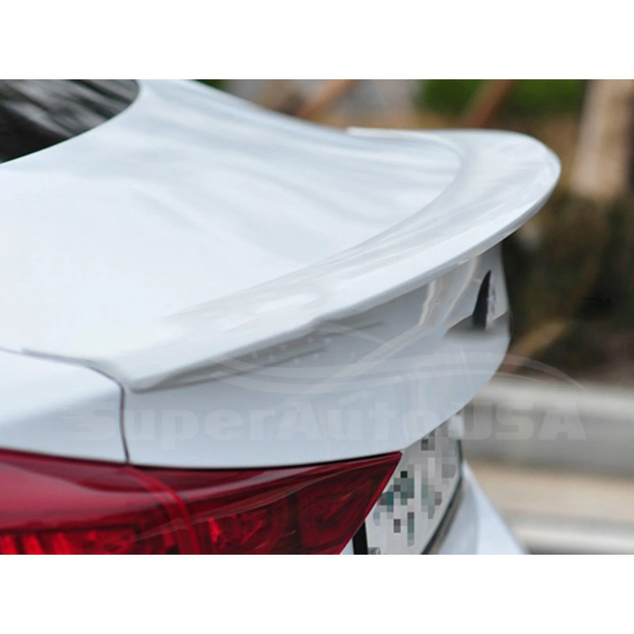 For Hyundai Elantra 2017-2020 JDM Mugen Rear Trunk Wing Spoiler (Super White) - Image 2