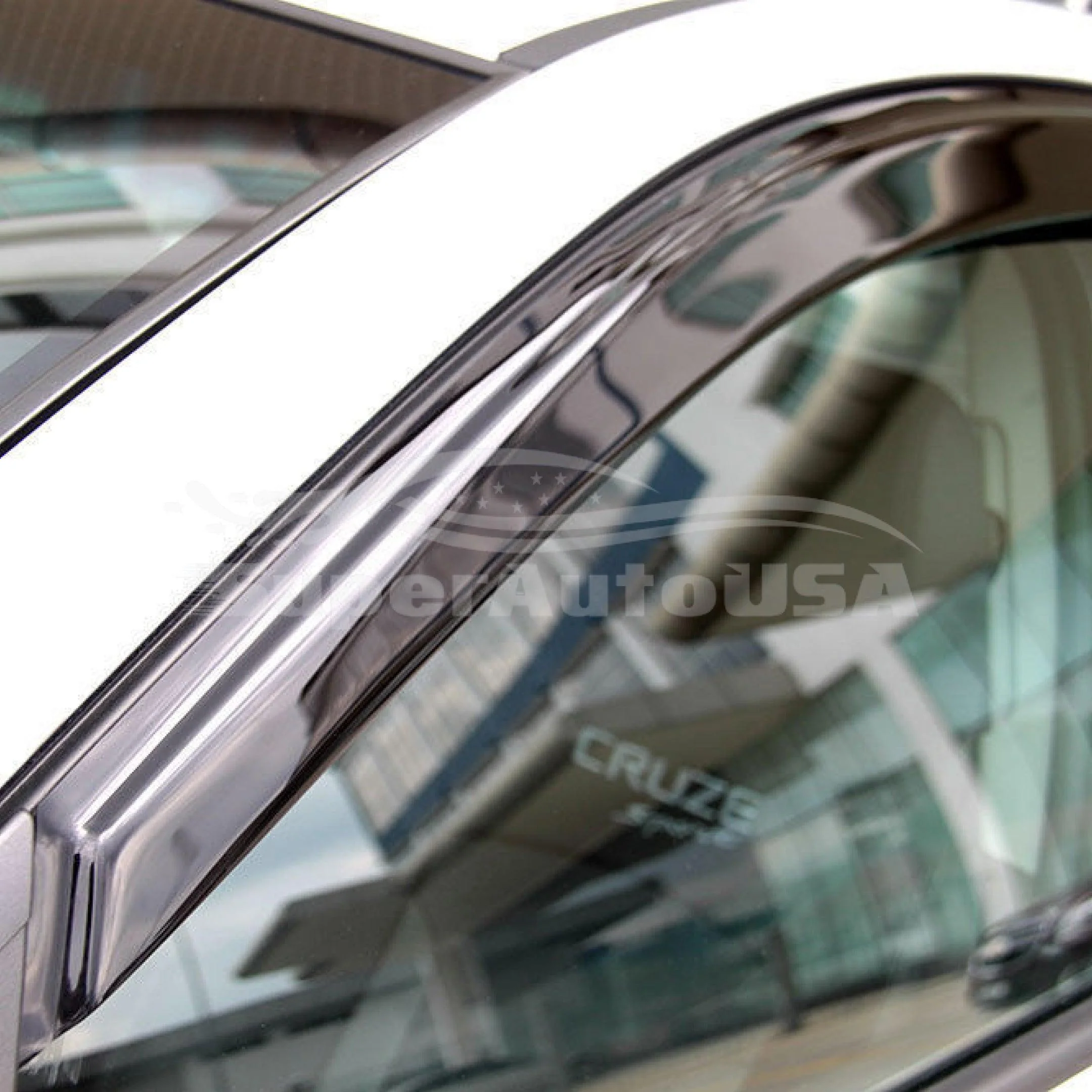For Hyundai Tucson 2016-2018 Out-Channel Vent Window Visors Rain Sun Wind Guards Shade Deflectors - Image 2