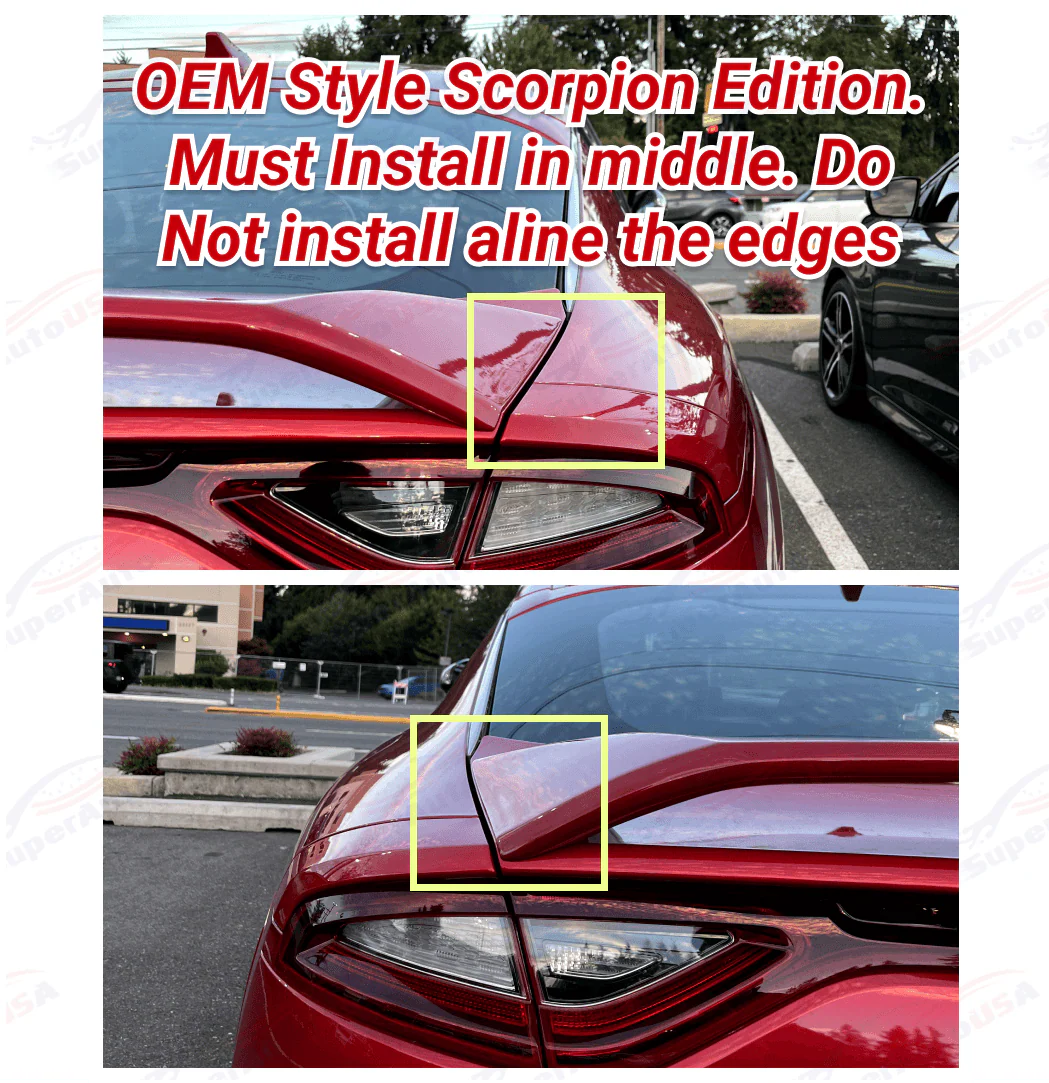 Rear Spoiler & Wings - Scorpion GT Style | Fits Kia Stinger (2018-2024) - Image 2