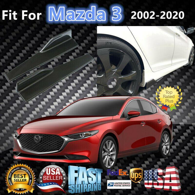 Side Skirt Splitter - Carbon Fiber Print  | Fits Mazda 3 ( 08-24 ) - Image 3
