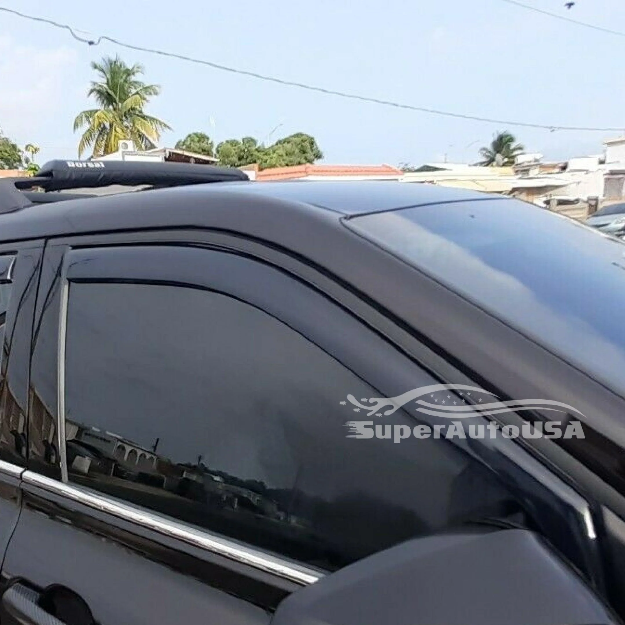 Fit 2020-2024 Mazda CX30 In-Channel Vent Window Visors Rain Sun Wind Guards Shade Deflectors - Image 2