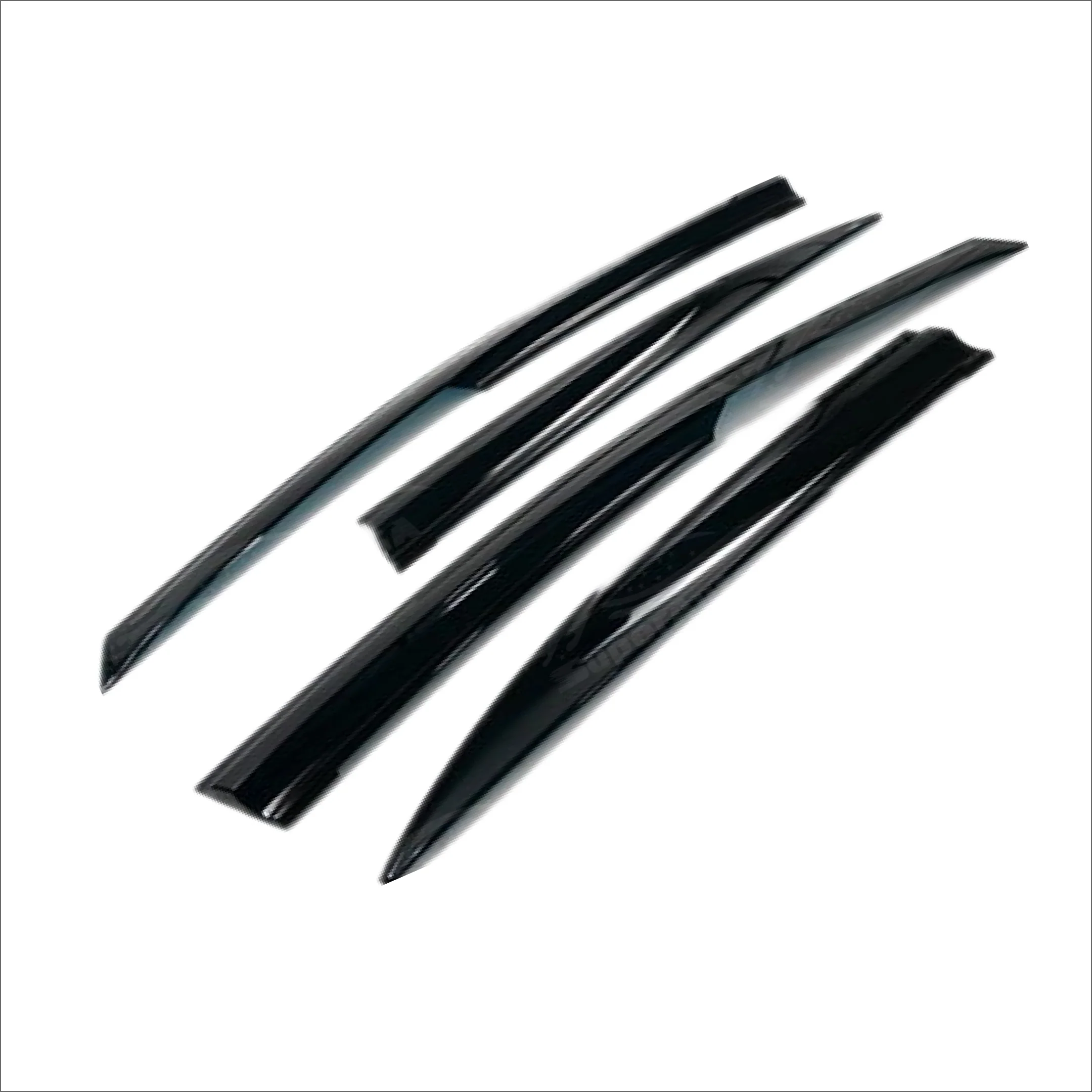 Fit 2019-2023 Nissan Altima 3D Mugen Style Vent Window Visors Rain Sun Wind Guards Shade Deflectors - Image 2