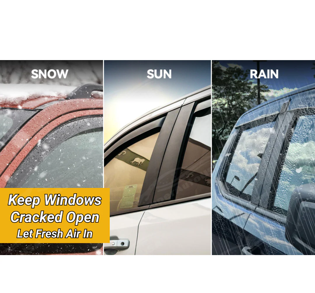Fit 2019-2023 Nissan Altima 3D Mugen Style Vent Window Visors Rain Sun Wind Guards Shade Deflectors - Image 5