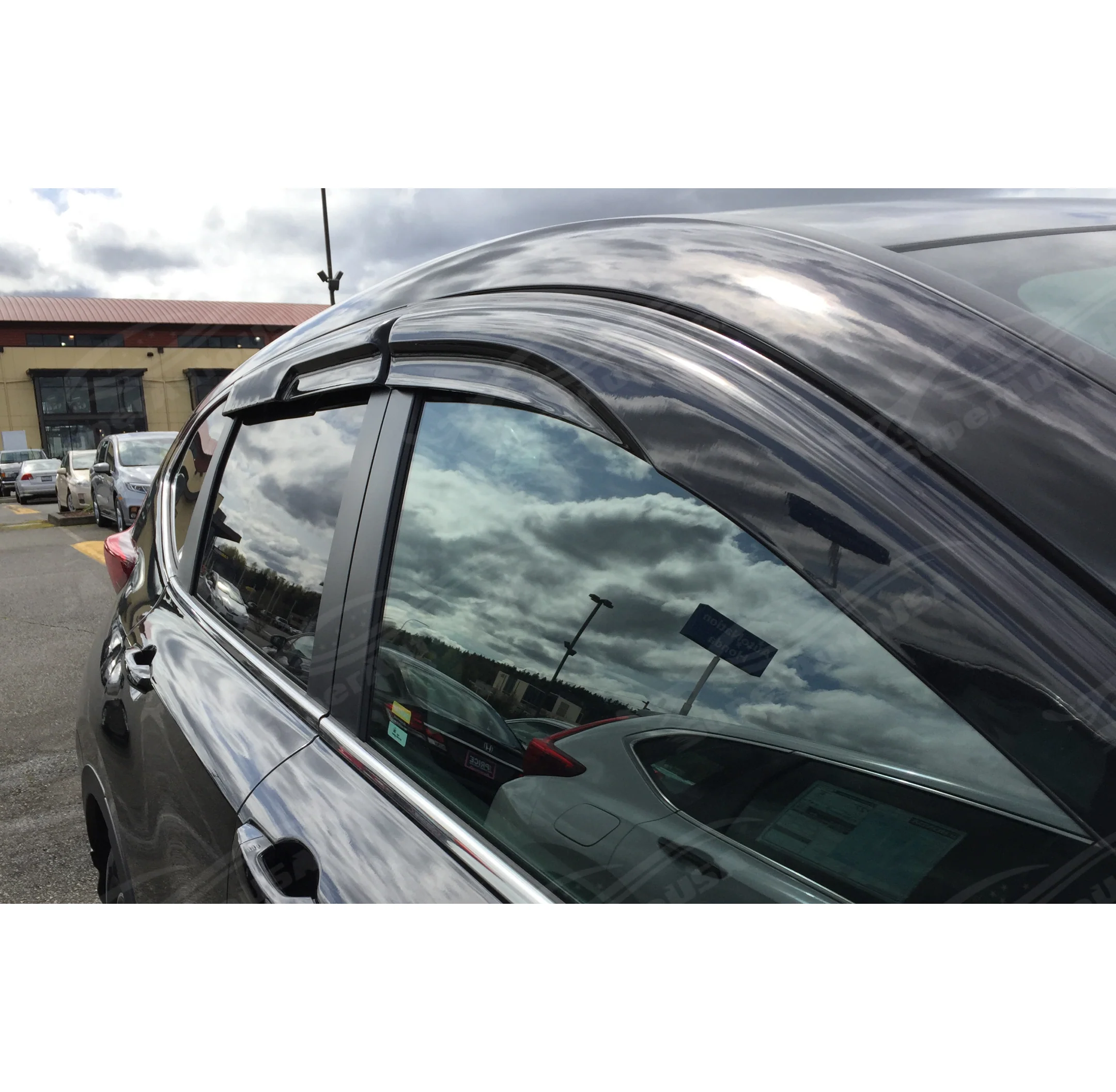 Fit 2019-2023 Nissan Altima 3D Mugen Style Vent Window Visors Rain Sun Wind Guards Shade Deflectors - Image 6