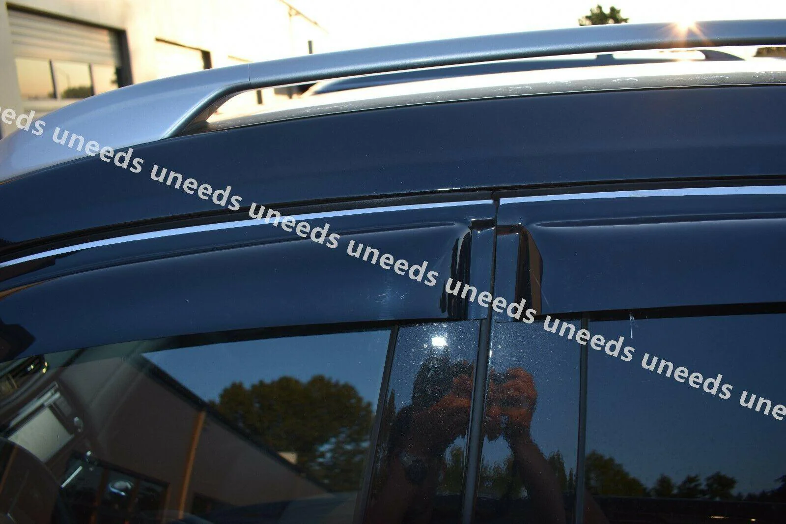 Fit 2014-2019 Nissan Rogue Out-Channel Vent Window Visors Rain Sun Wind Guards Shade Deflectors - Image 3