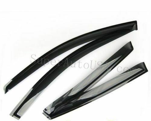 Fit 2014-2019 Nissan Rogue Out-Channel Vent Window Visors Rain Sun Wind Guards Shade Deflectors - Image 7
