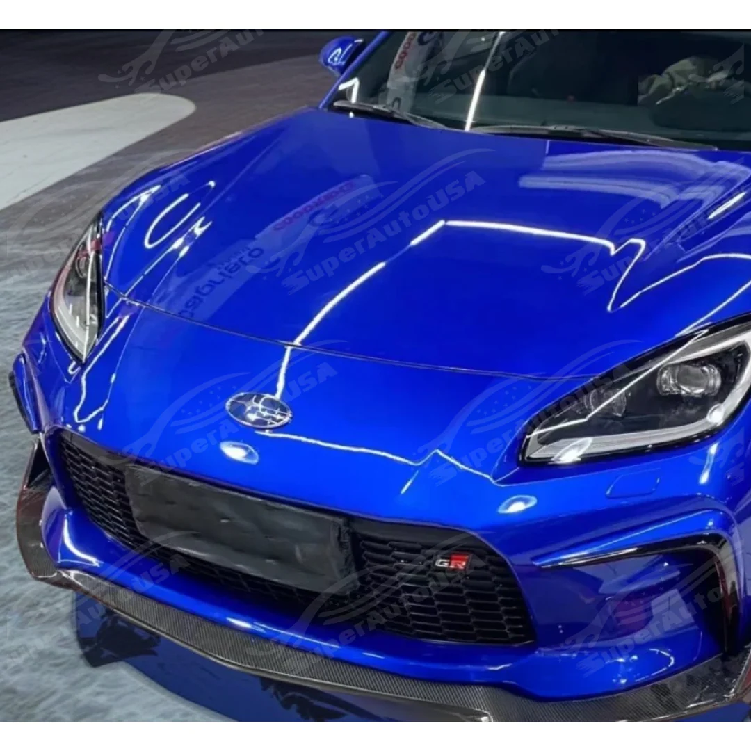 Fits Subaru BRZ 2022-2024 Real Carbon Fiber Front Splitter Lip Spoiler Lower Bumper (1pc) - Image 2