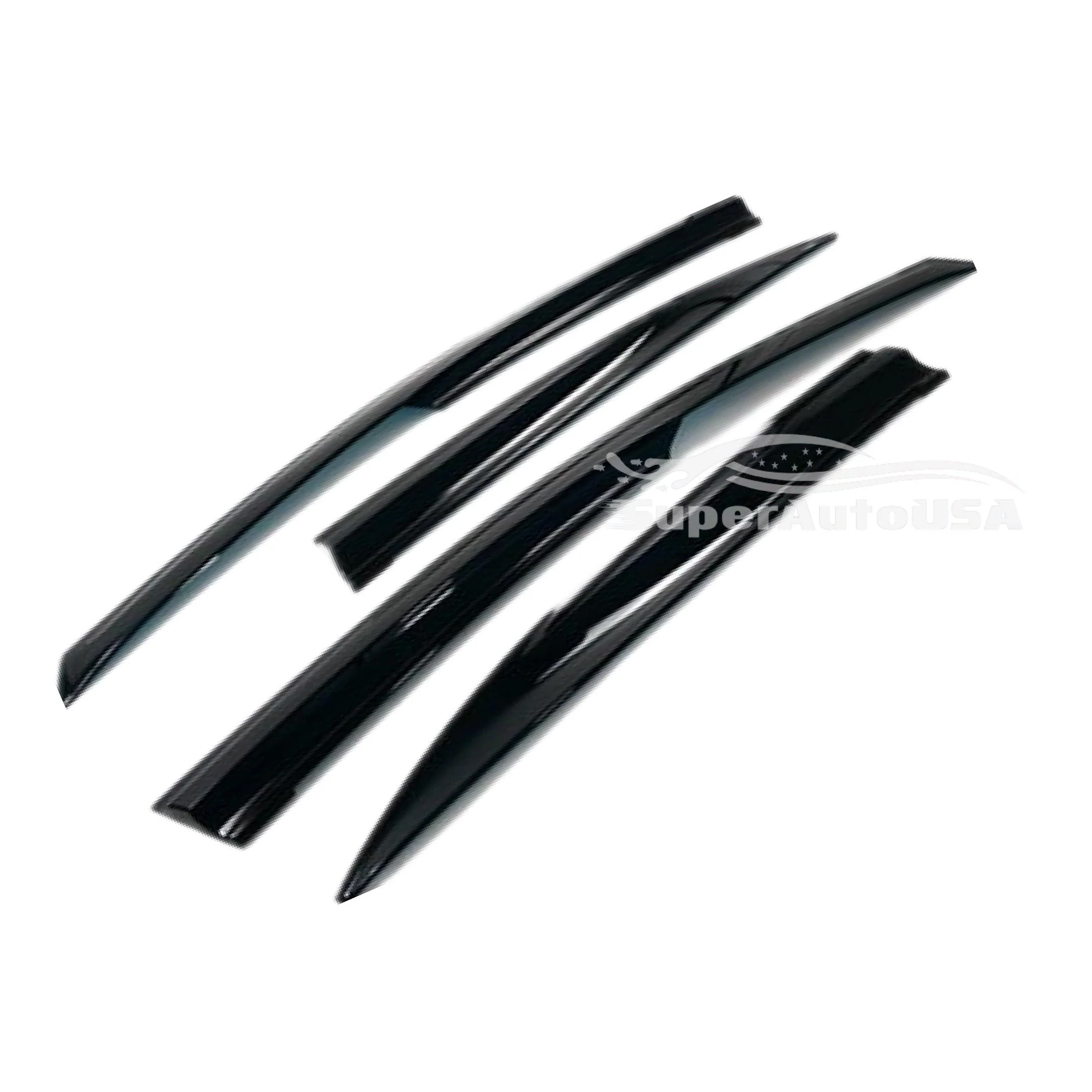 Fit 2013-2018 Subaru Forester 3D Mugen Style Vent Window Visors Rain Sun Wind Guards Shade Deflectors - Image 5