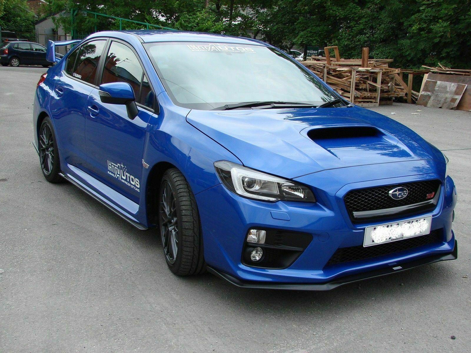 2015-2021 Subaru WRX STI VA - Side Skirts Extension - Unpainted Matte Black - Image 8
