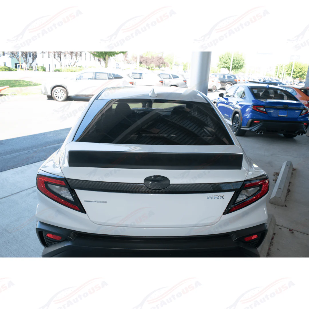 2022-2026 Subaru WRX VB - HighKick Duckbill Rear Spoiler Wing - Matte Black (Unpainted) - Image 10