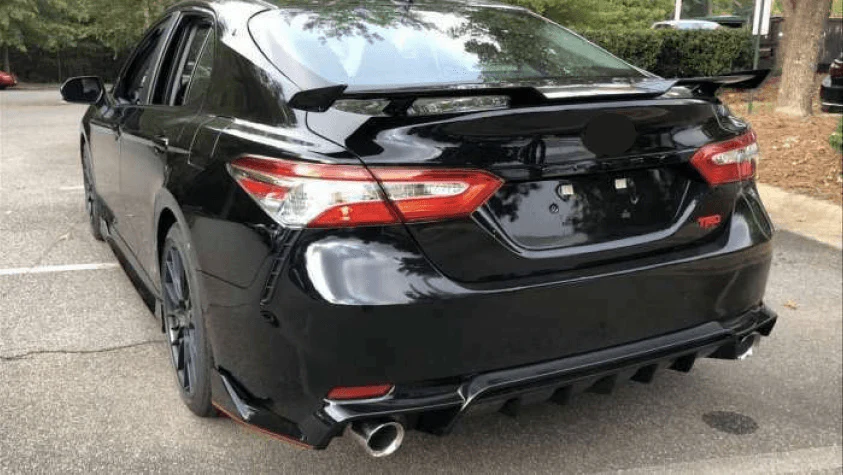 Fit 2018-2024 Toyota Camry TRD Style Rear Trunk Spoiler ABS Painted (Gloss Black) - Image 4