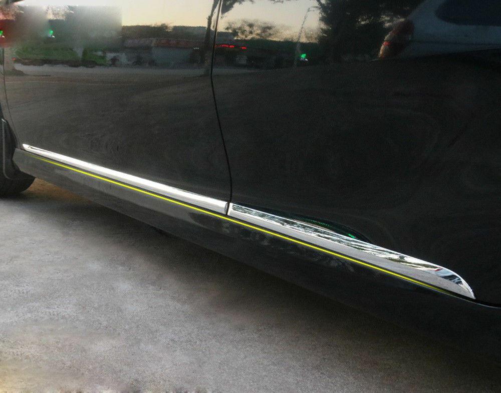 Fit 2018-2023 Toyota Camry ABS Body Side Door Molding Cover Trim Decor (Chrome) - Image 6