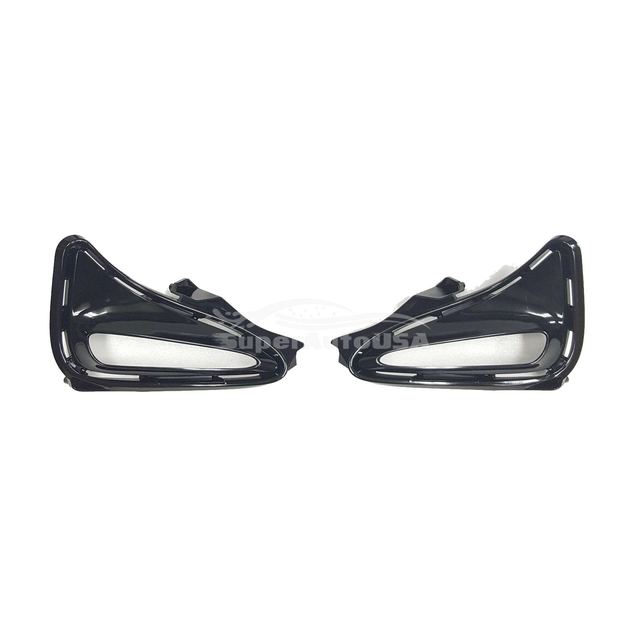 Fits 2017-2019 Toyota Corolla L XLE LE DRL Fog Light Bezel Left Right Covers - Image 2