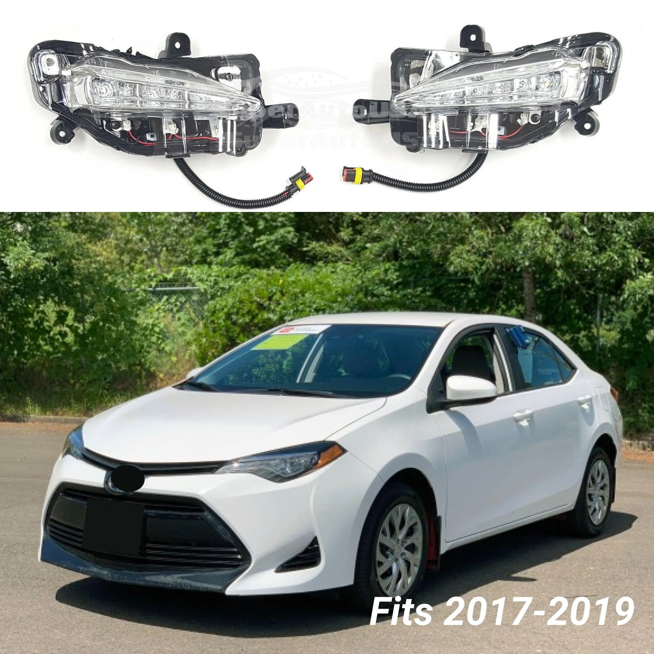 Fog Light - Daytime Running Light | Toyota Corolla L XLE LE (20-24)