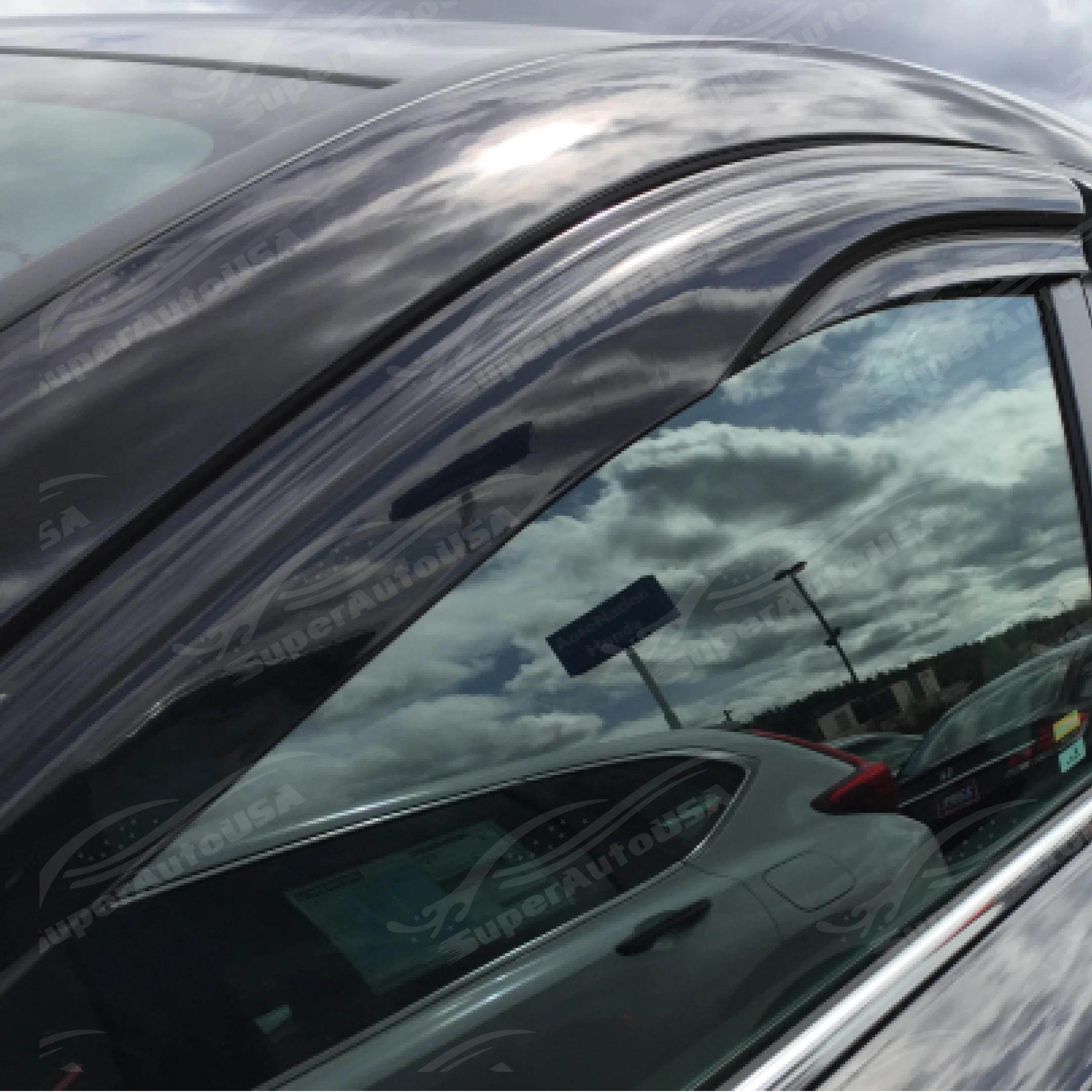 Fits Toyota Corolla 2020-2026 3D Mugen Style Window Visors Rain Guard - Image 5
