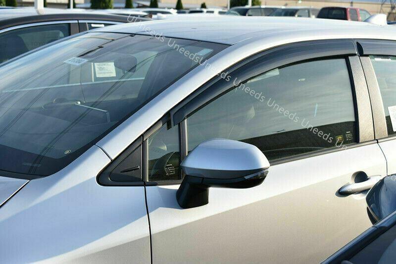 2019-2022 Toyota Corolla Hatchback - Out-Channel Window Visors Rain Guards Shade Deflectors - Image 8