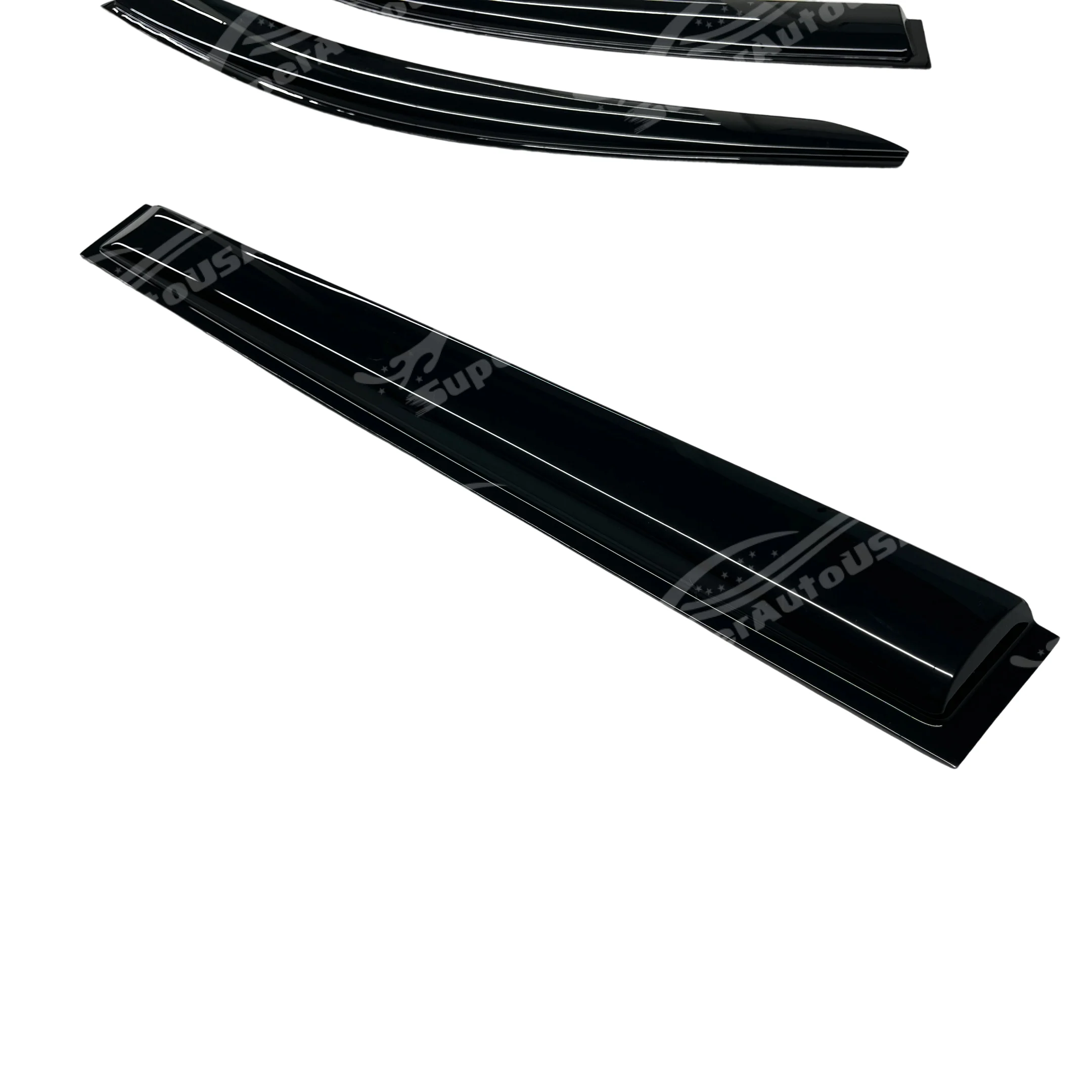 For Jeep Wrangle 2017-2024 Rain Guards Out-Channel Window Visors Wind Side Deflectors - Image 7