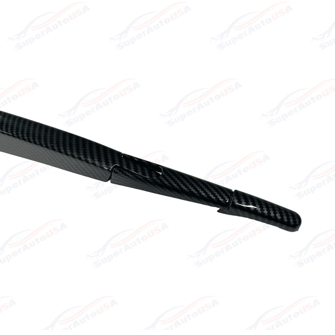 Fits 2020-2022 Toyota Highlander Rear Window Rain Wiper Decorative Cover Trim (Carbon Fiber Print) - Image 6