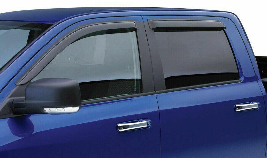 Fit 2007-2021 Toyota Tundra Out-Channel Vent Window Visors Rain Sun Wind Guards Shade Deflectors - Image 3