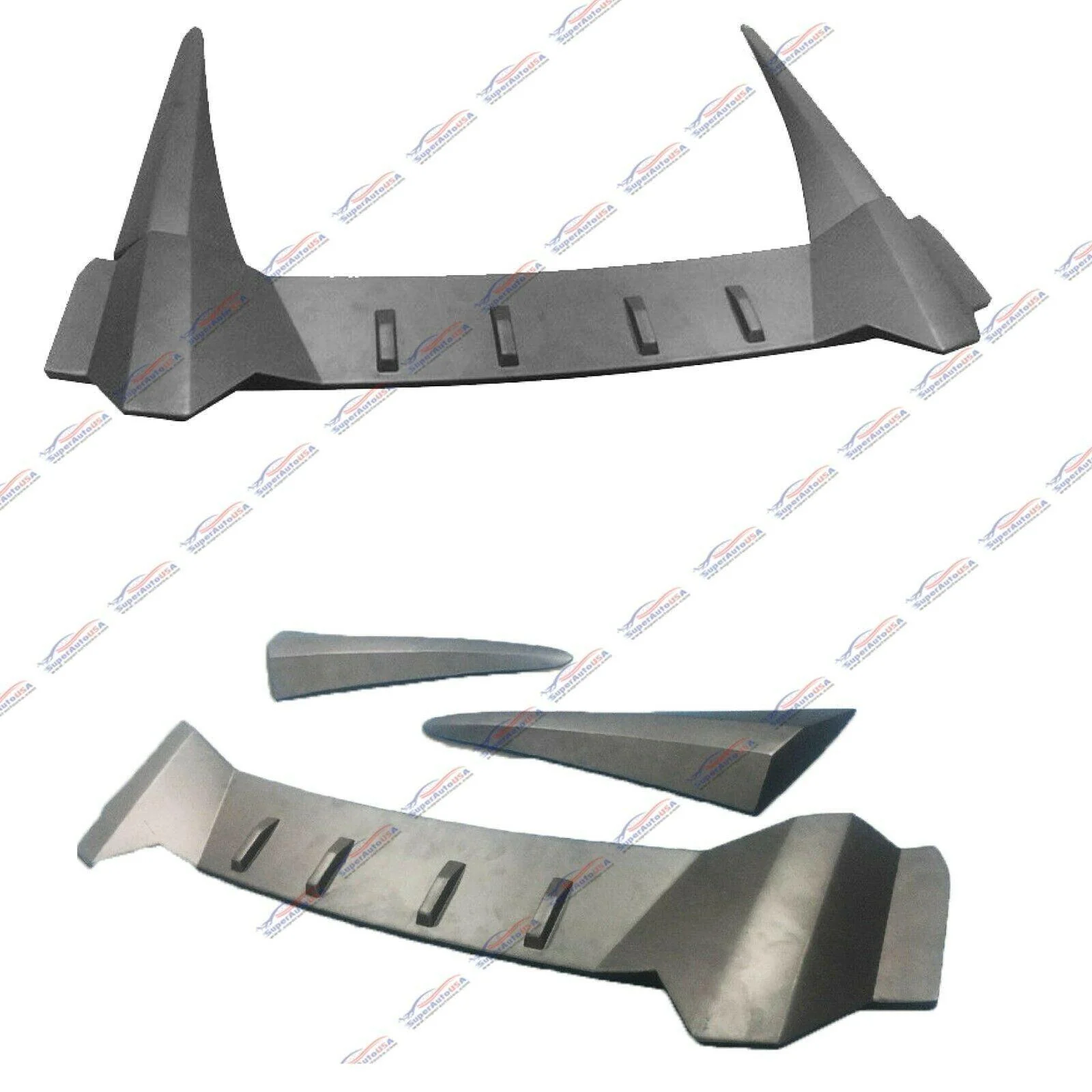 Fit 2016-2021 10th CIVIC 2016-2021 Sedan Rear Roof Vortex Generators(Unpainted / MATTE BLACK) - Image 4