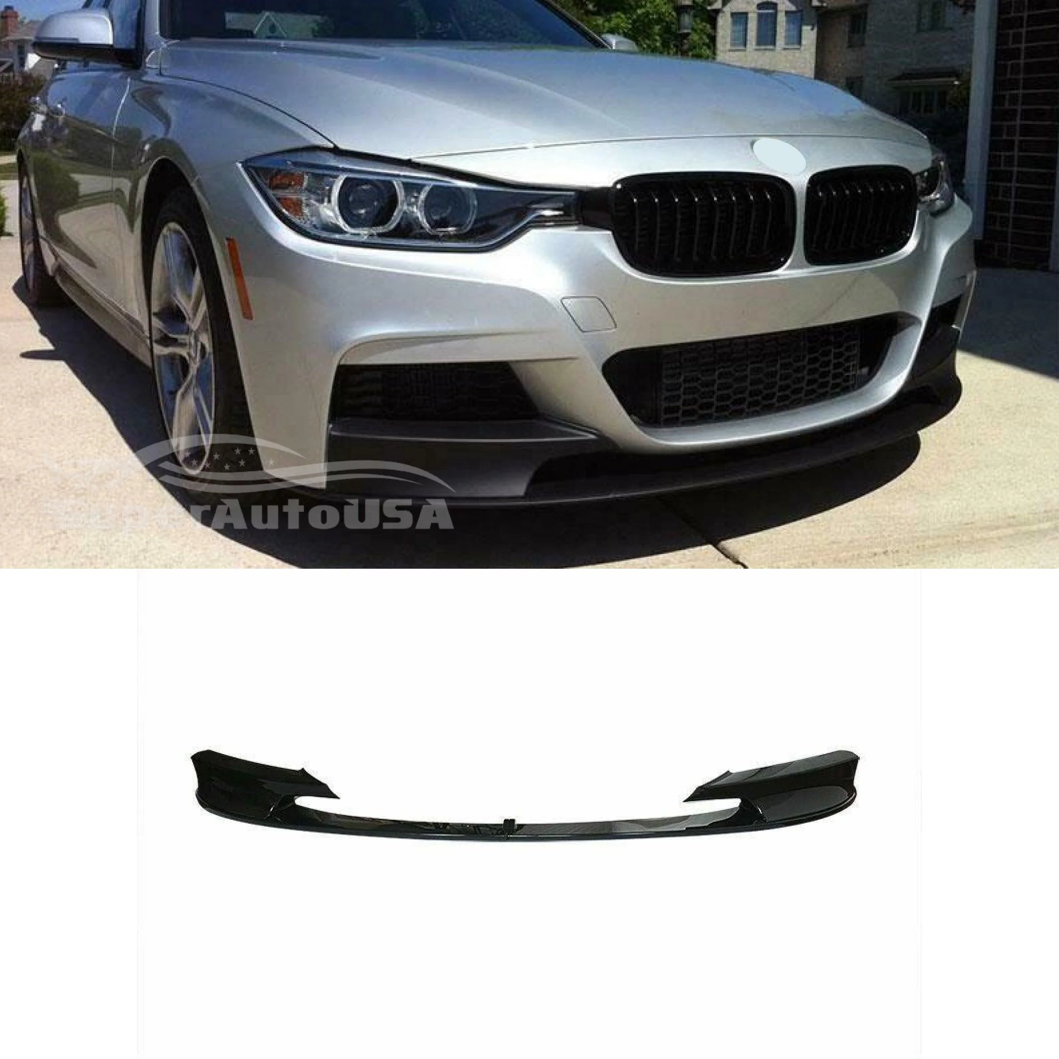 Front Lip & Spoiler | Fits BMW F30 F31 M Sport (2012-2019) - Image 2