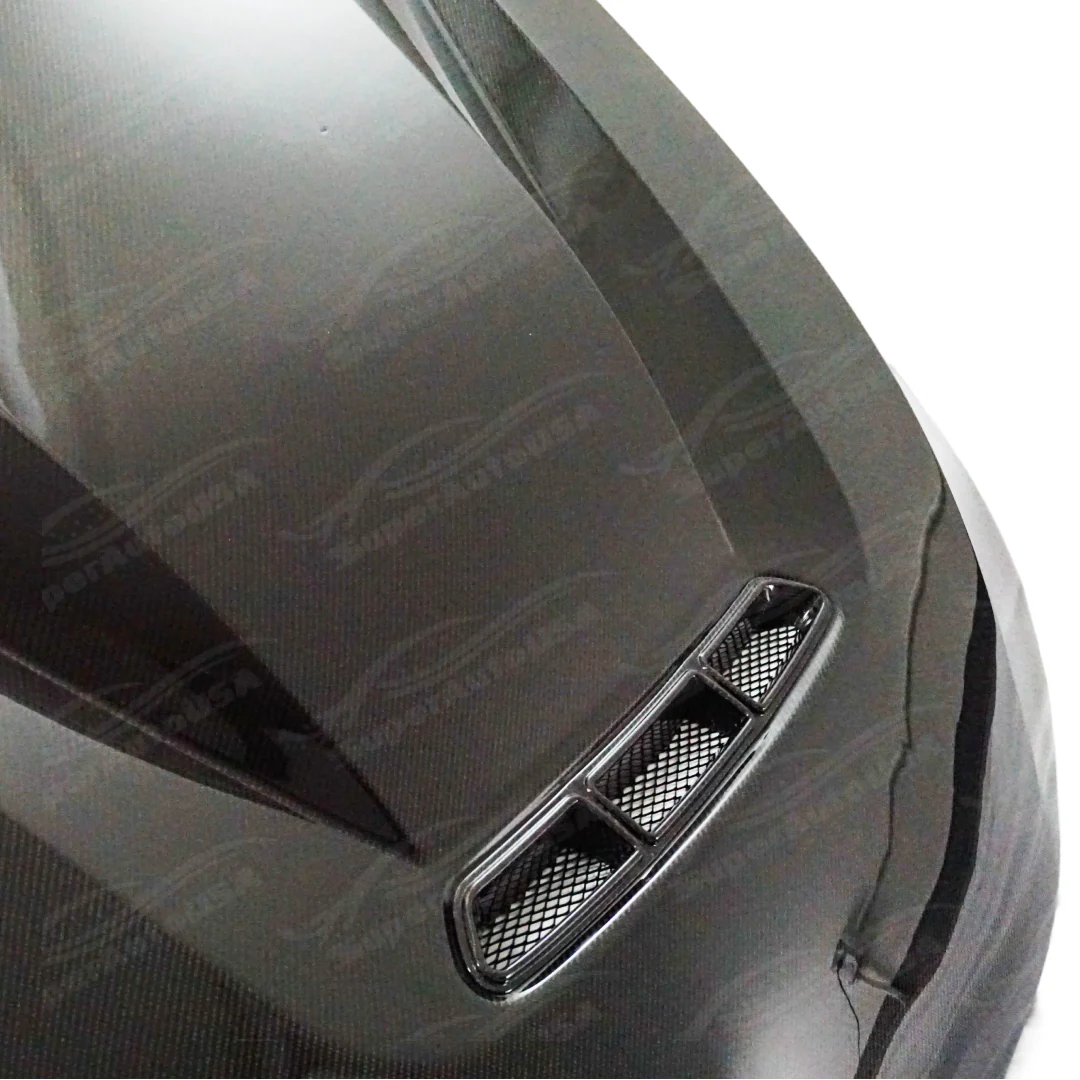 For 2012-2018 BMW F30 F32/F33/F36 3 and 4 Series Real Carbon Fiber M2-CS Style Front Vented Hood Panel - Image 9