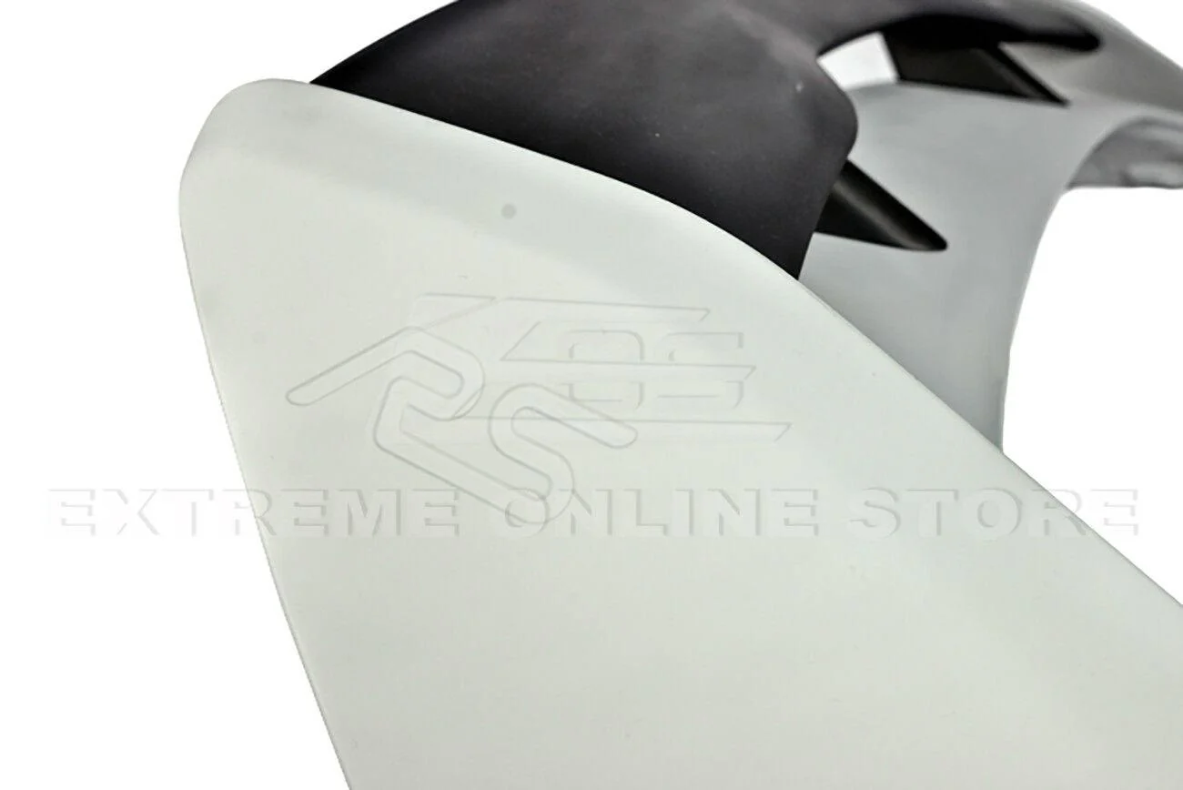 For 2012-2018 Ford Focus Hatchback RS Style PRIMER BLACK Rear Roof Wing Spoiler - Image 8